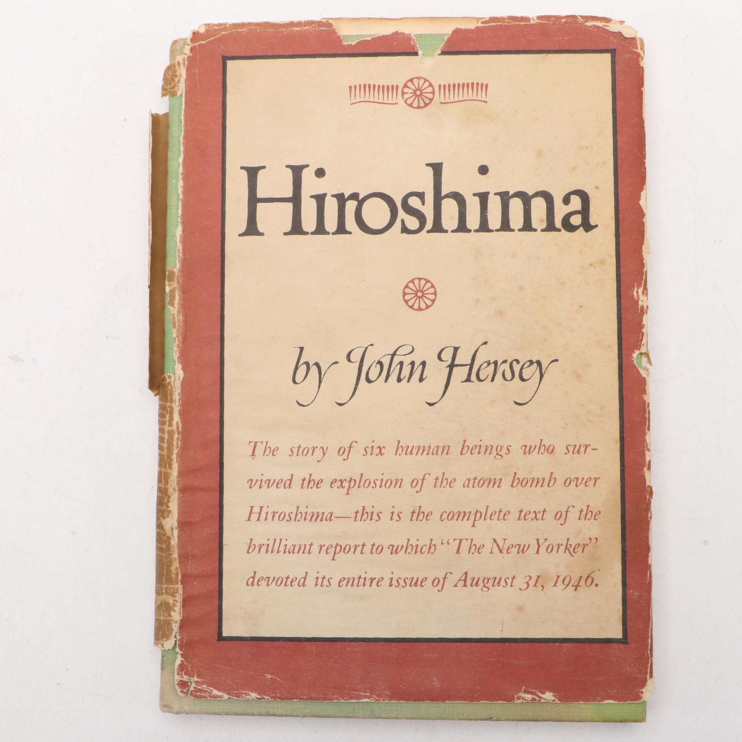 First Edition "Hiroshima" by John Hersey, 1946