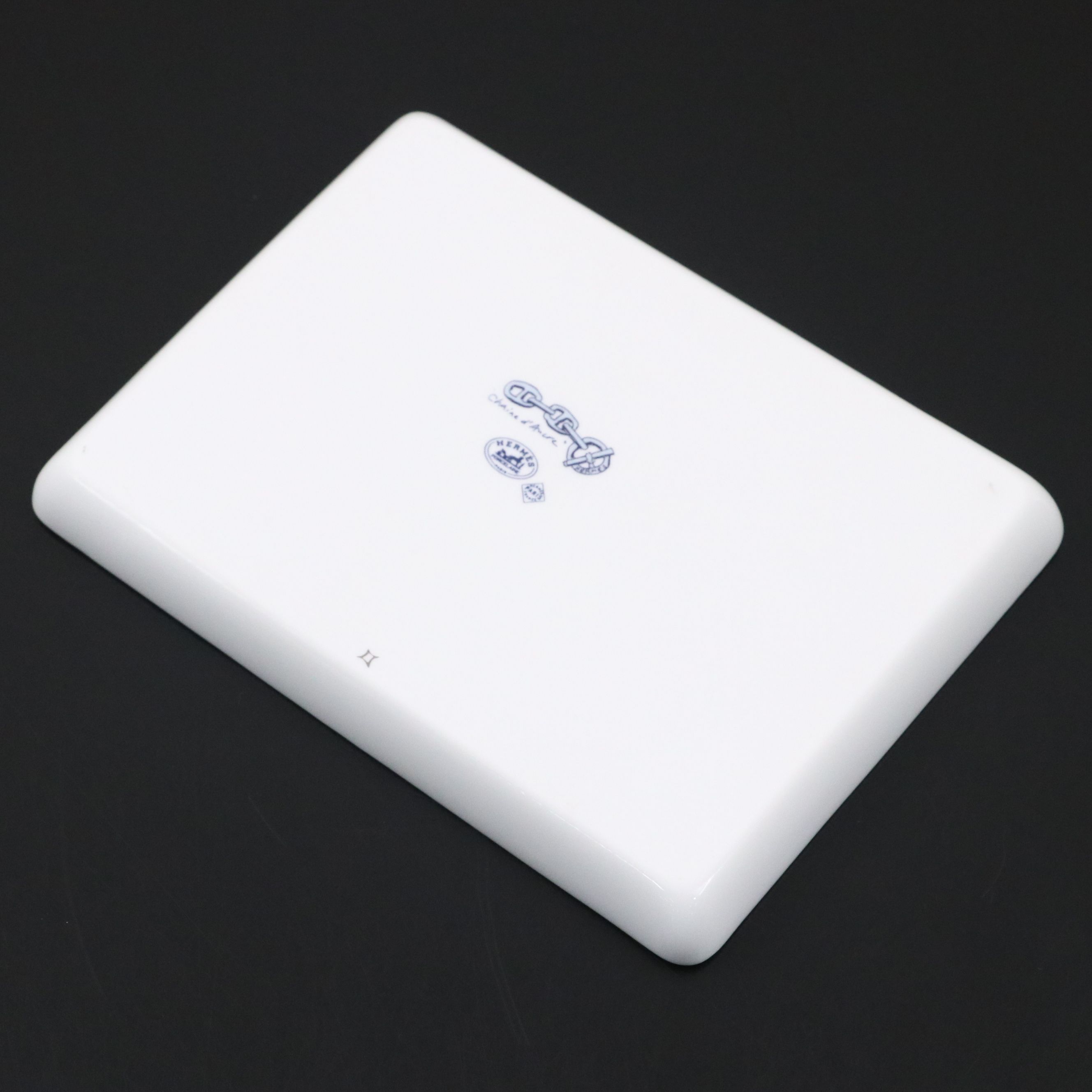 Hermès "Chaine d'Ancre" Porcelain Change Tray