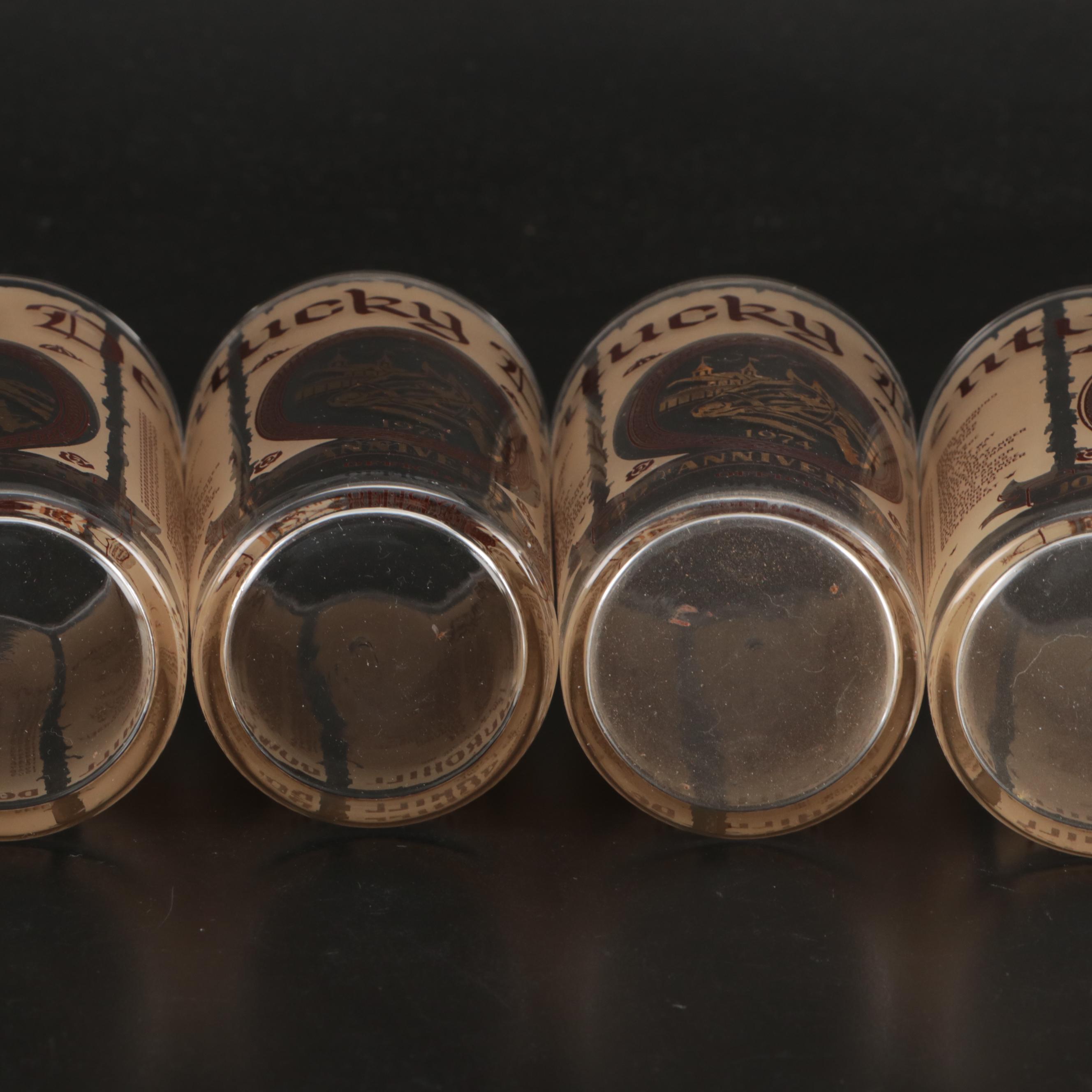 Kentucky Derby 1974 and 1977 Official Julep Glasses, Late 20th Century