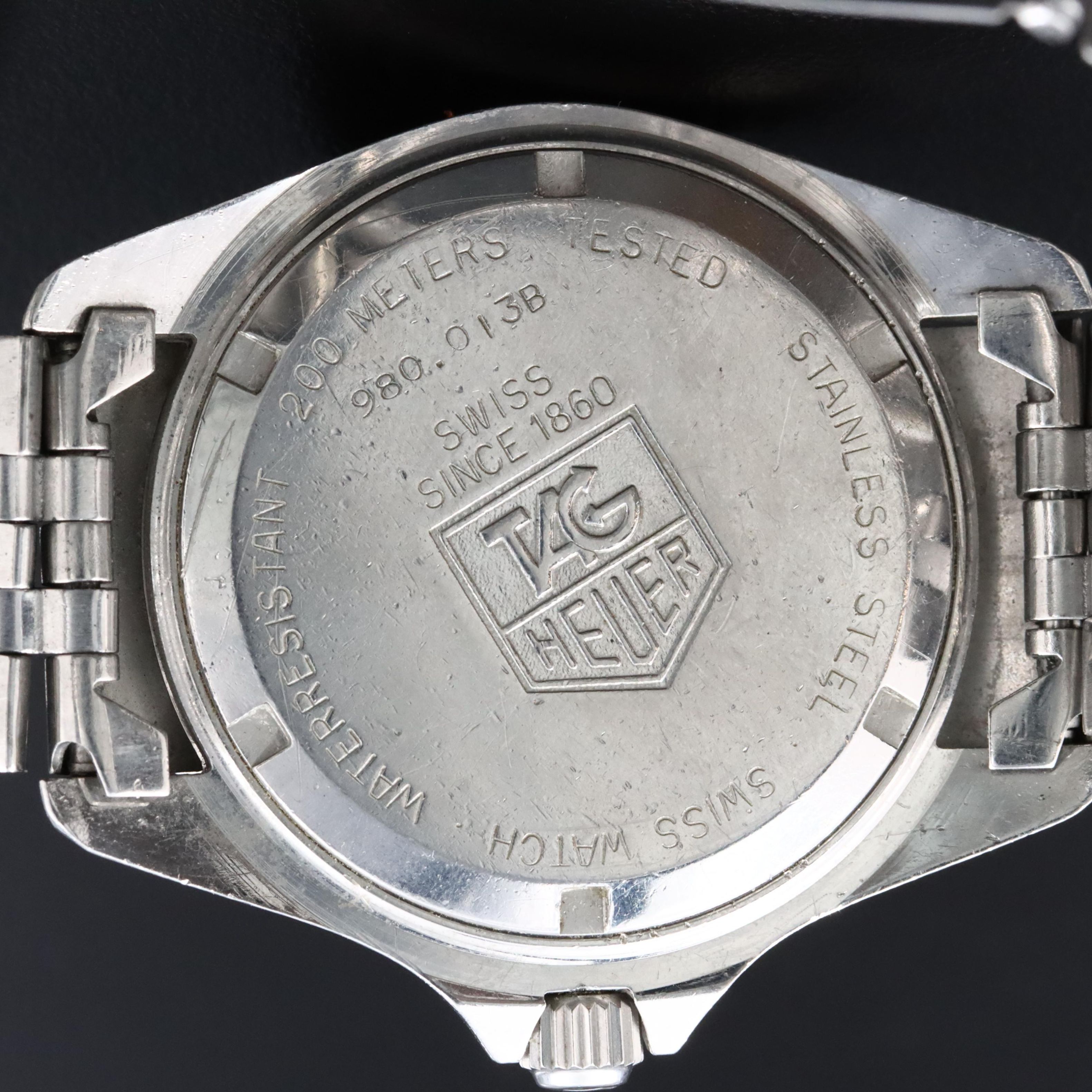 TAG Heuer Professional 980.103B Black 37mm Steel Quartz Watch