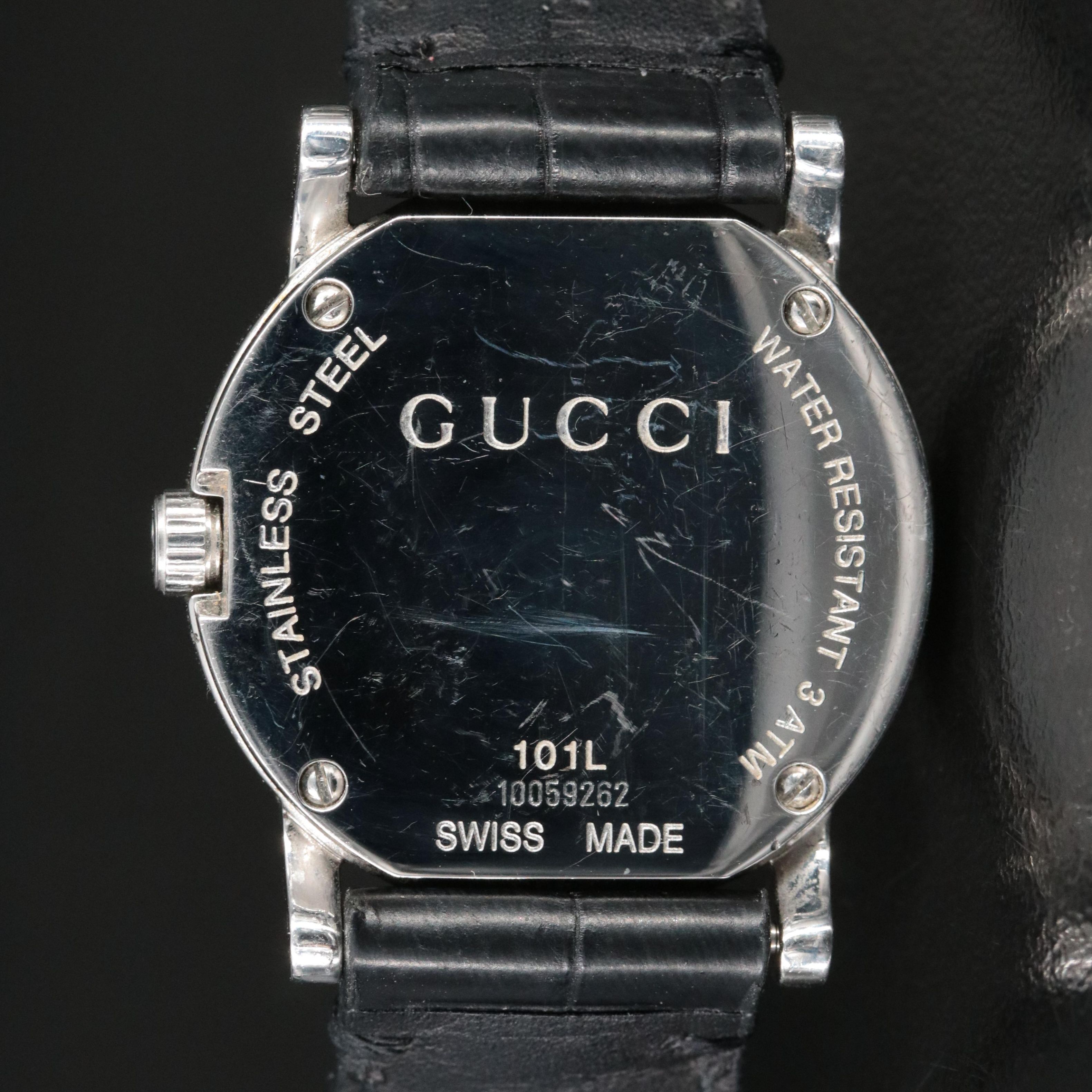 Gucci Diamond G Mother-of-Pearl Dial Watch