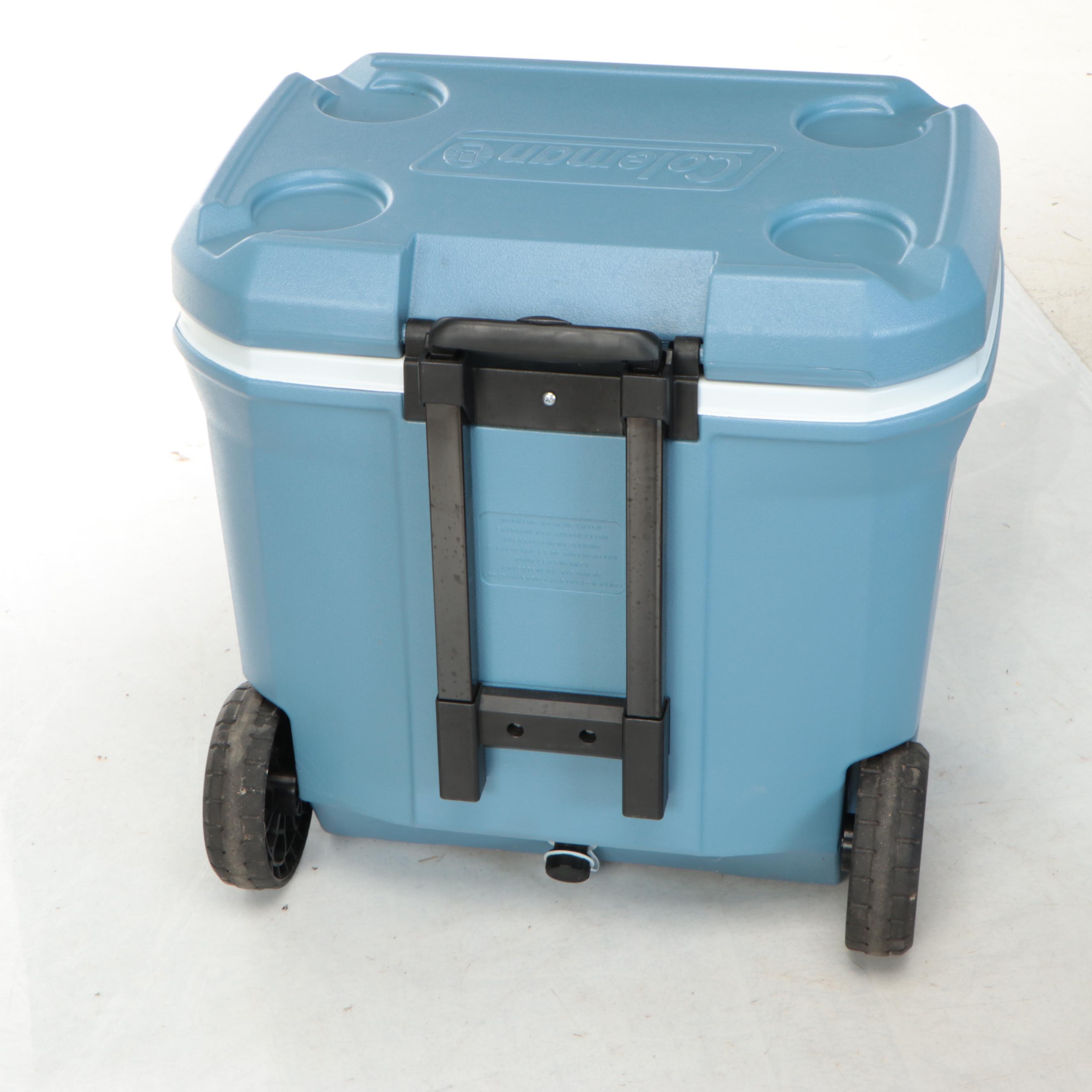 Quest 10x10 Instant Up Canopy with Coleman Cooler, String Lights and More