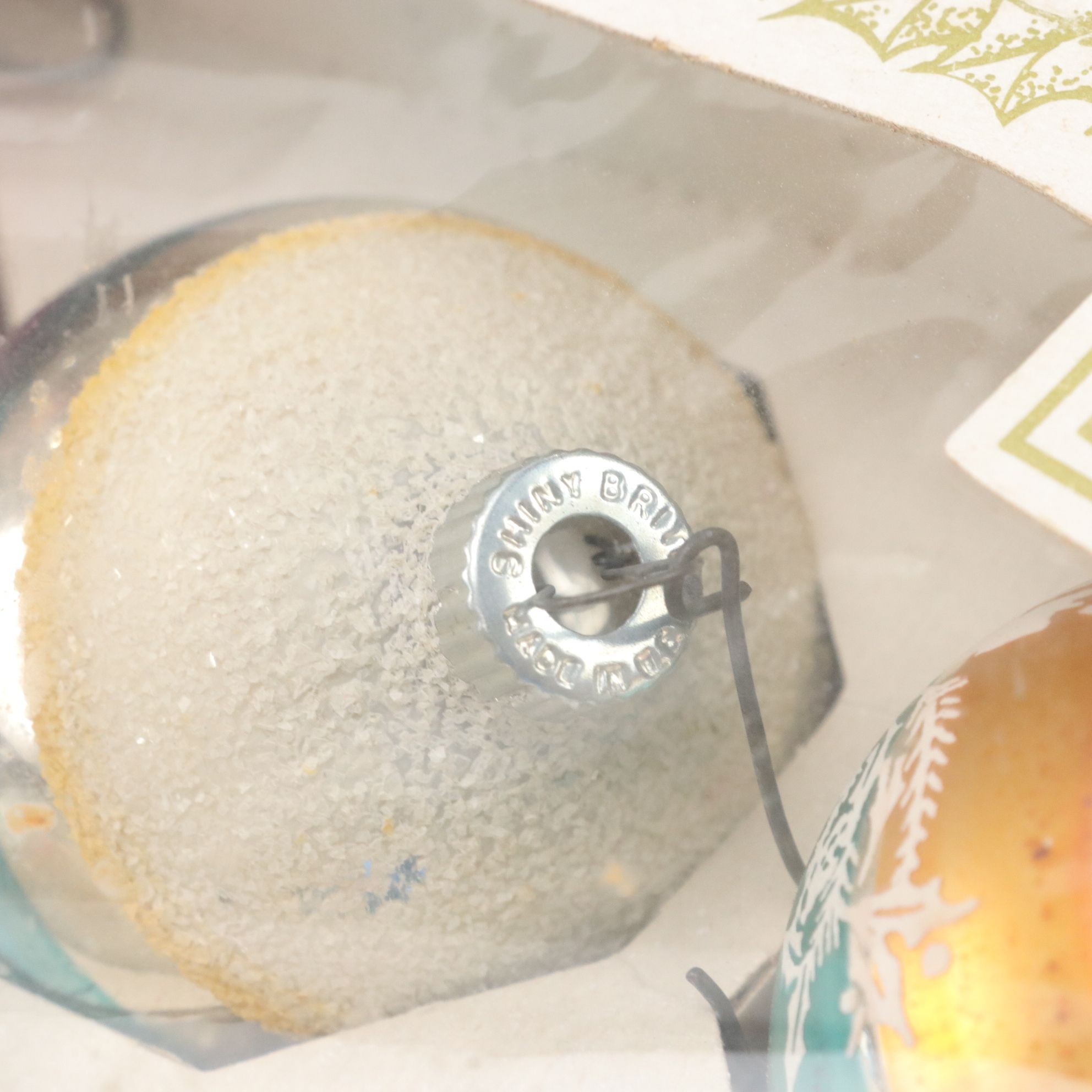 West German and Shiny Brite Hand-Blown Glass Ornaments, Mid-Late 20th C.