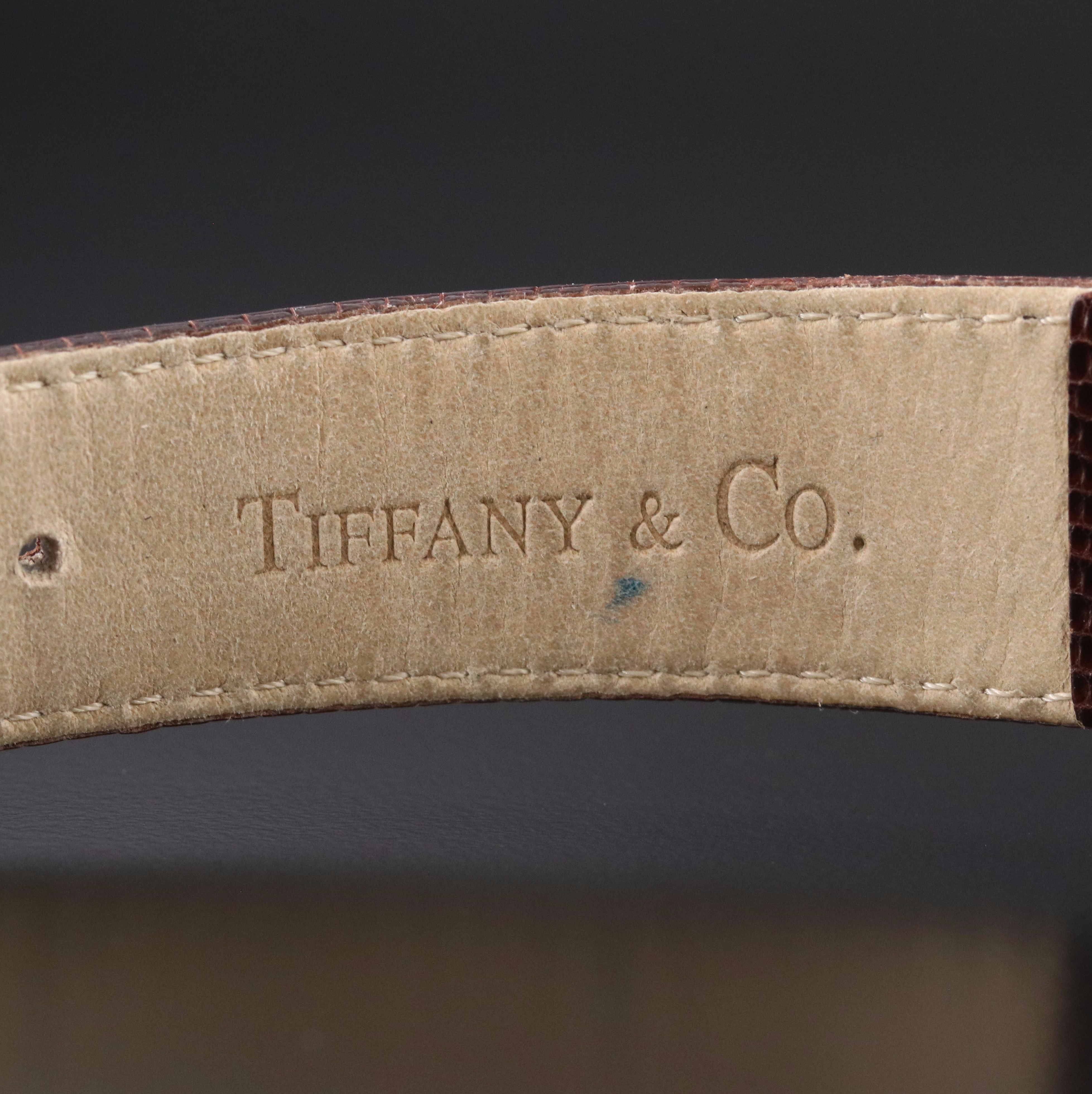 Tiffany & Co Cordis 18K Gold 27x38mm Quartz Watch