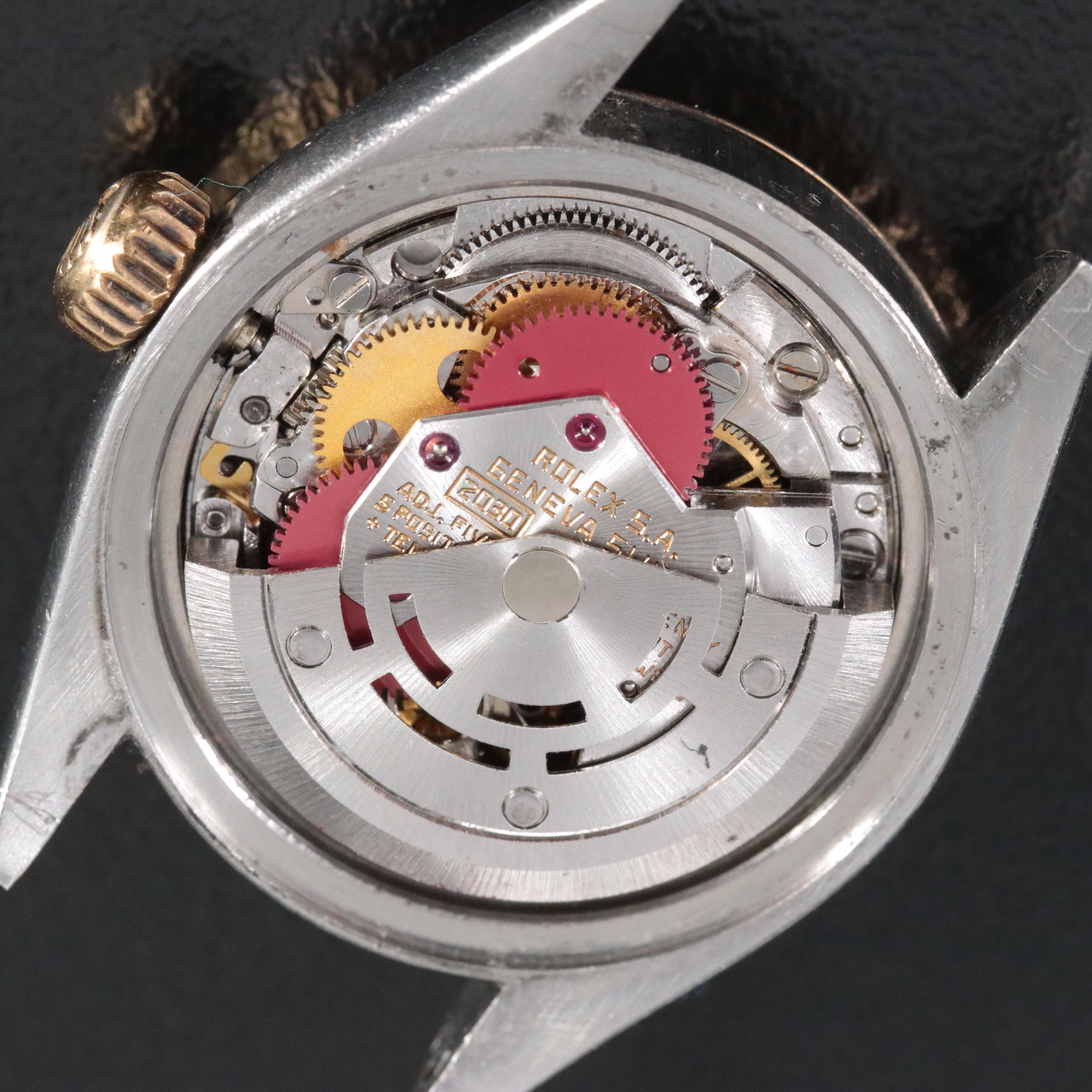 Rolex Oyster Perpetual Date Champagne 26mm 14K & Steel Automatic Watch c. 1979