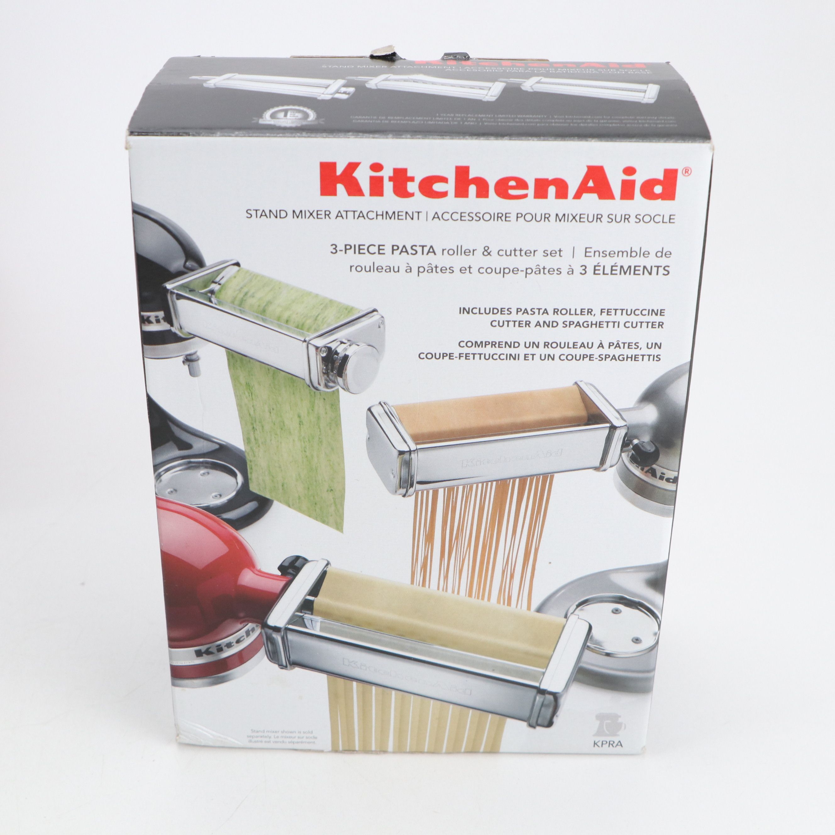 KitchenAid Artisan Metal Stand Mixer with Pasta Making and Shredding Attachments