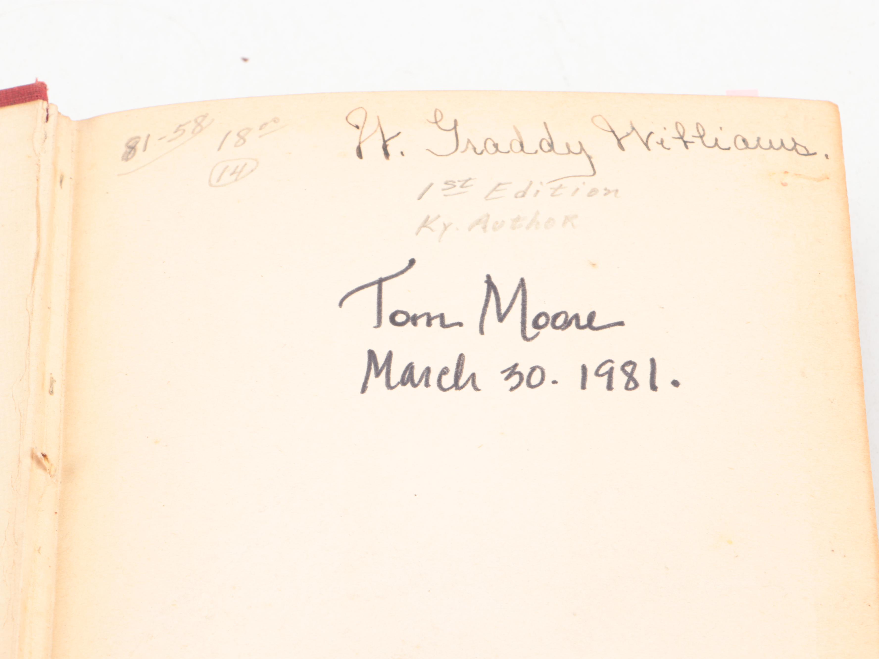 First Edition "The Reign of Law" by James Lane Allen, 1900