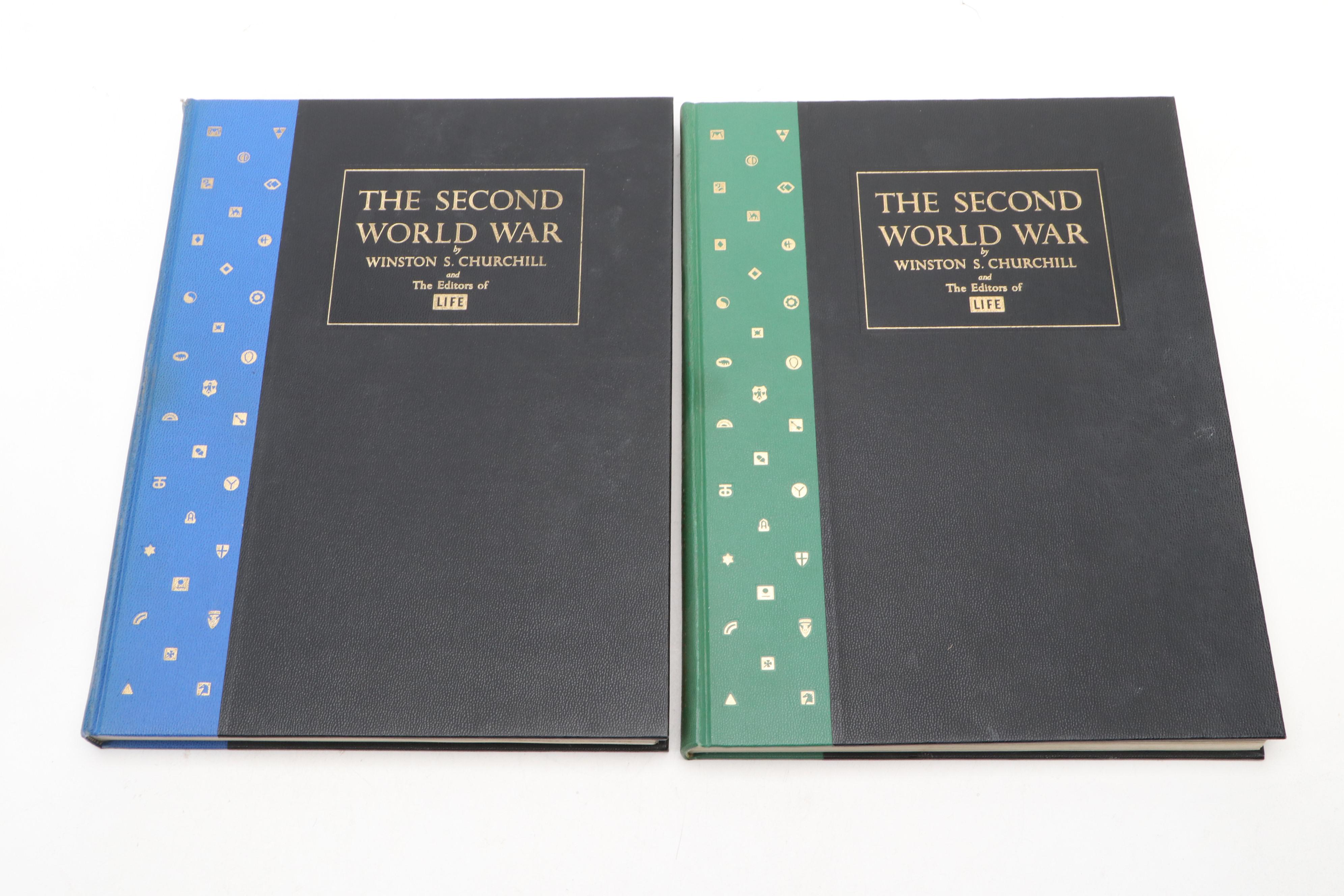 "The Second World War" Box Set by Winston S. Churchill with Vinyl Record, 1959