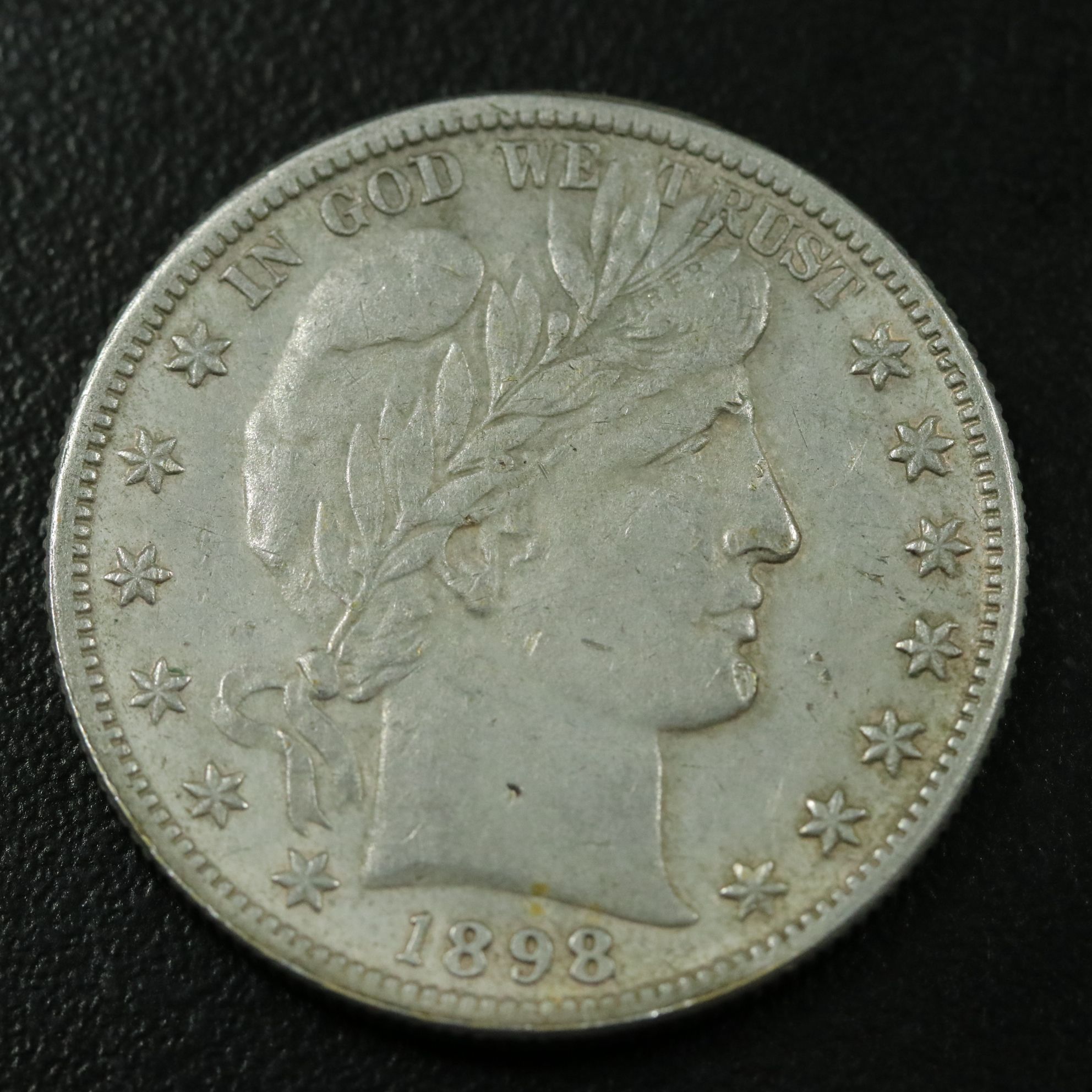 1898-S Barber Silver Half Dollar