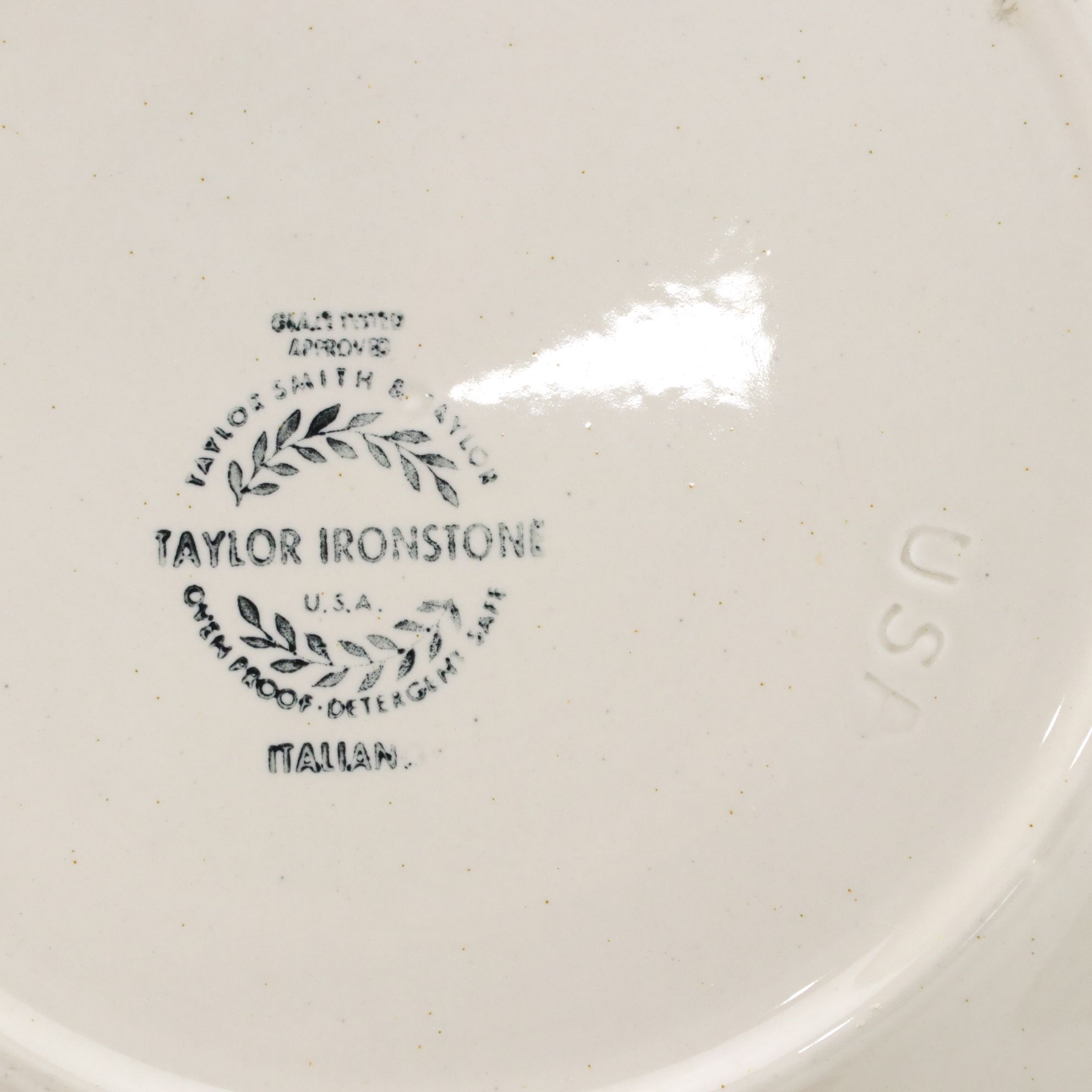 Taylor Smith & Taylor "Italiano" Dinnerware, Mid-20th C.