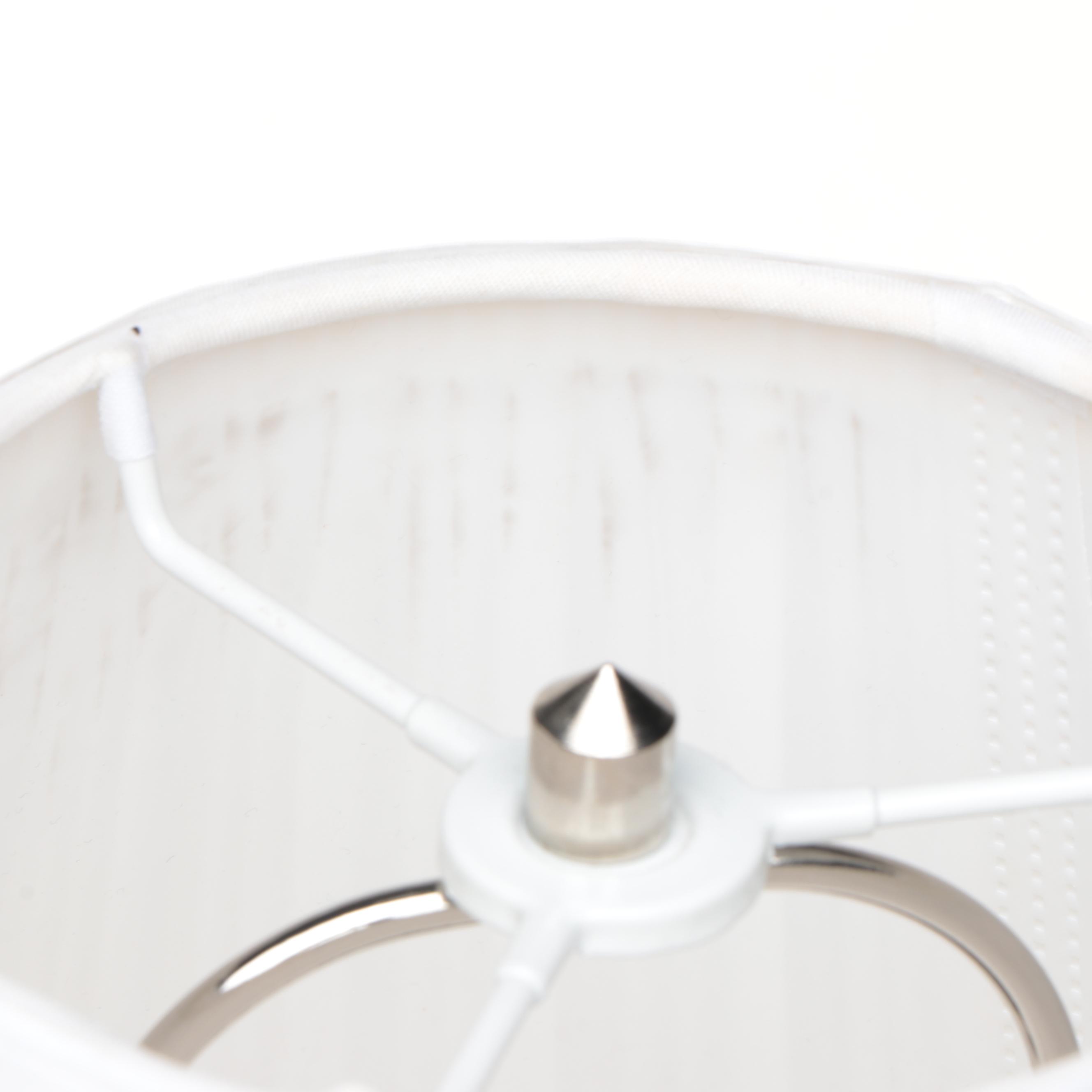 IKEA "Årstid" Polished Metal Table Lamps with Pleated Shades