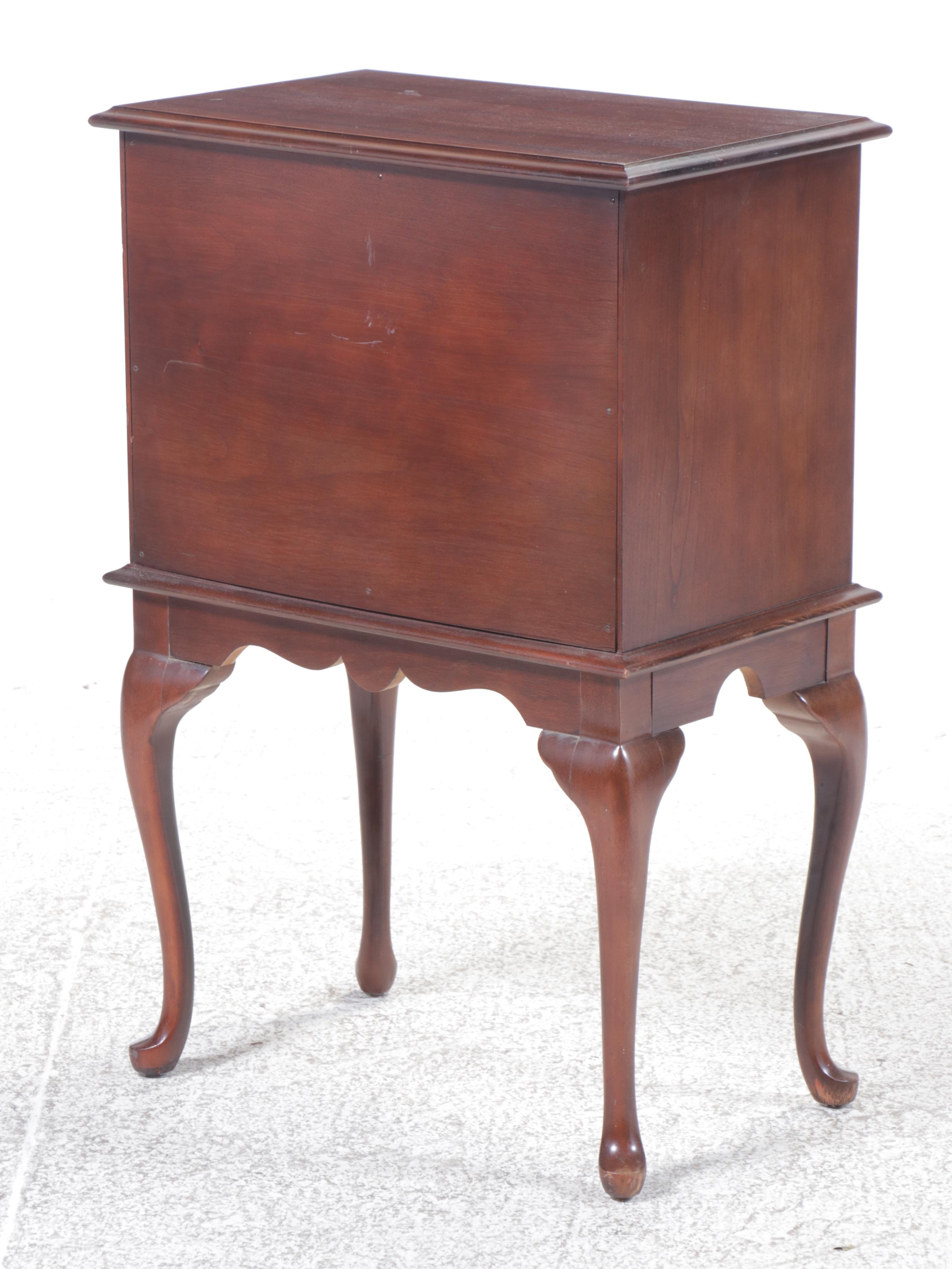 Queen Anne Style Mahogany Silver Chest