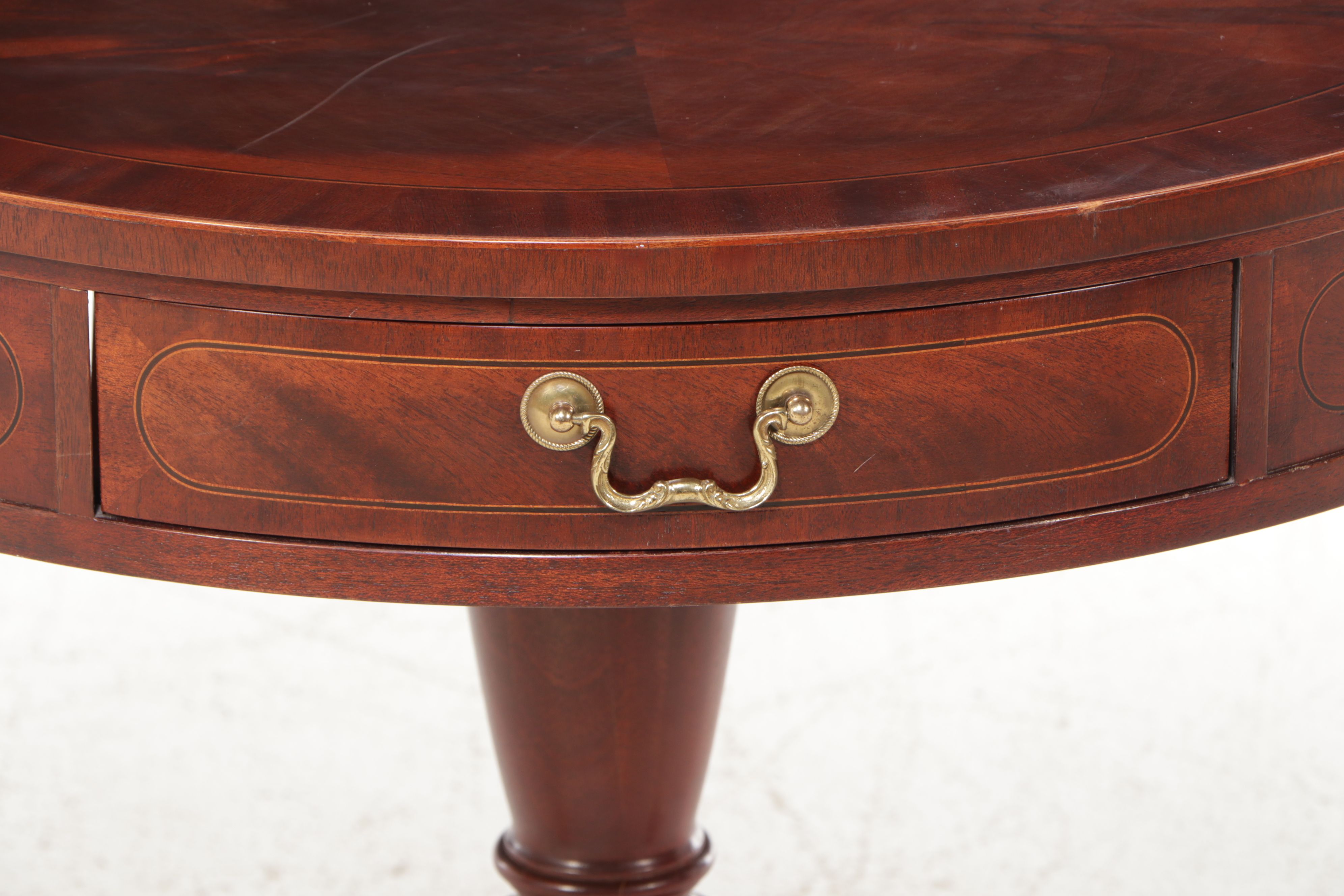 Baker Furniture Regency Style Mahogany Center Table