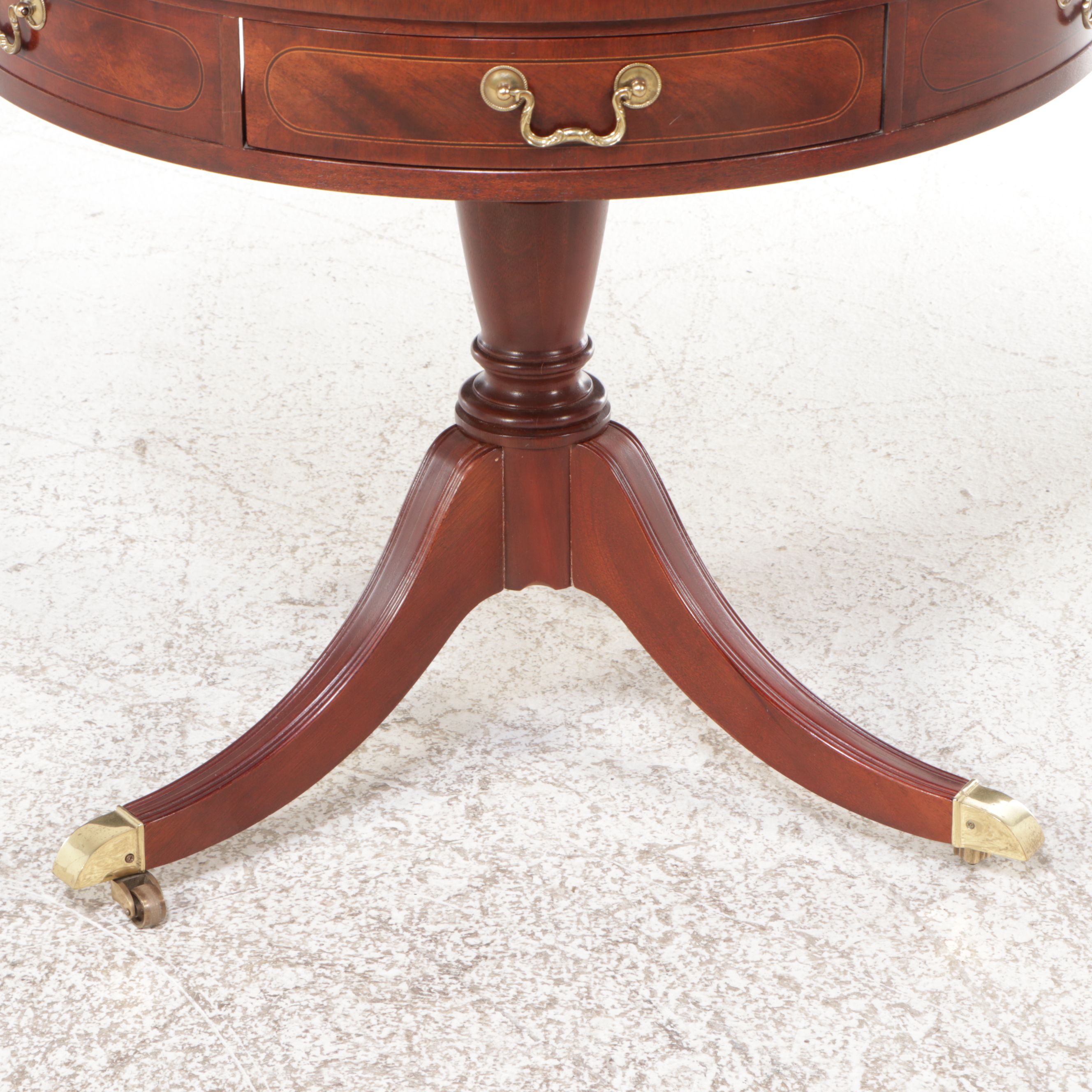Baker Furniture Regency Style Mahogany Center Table