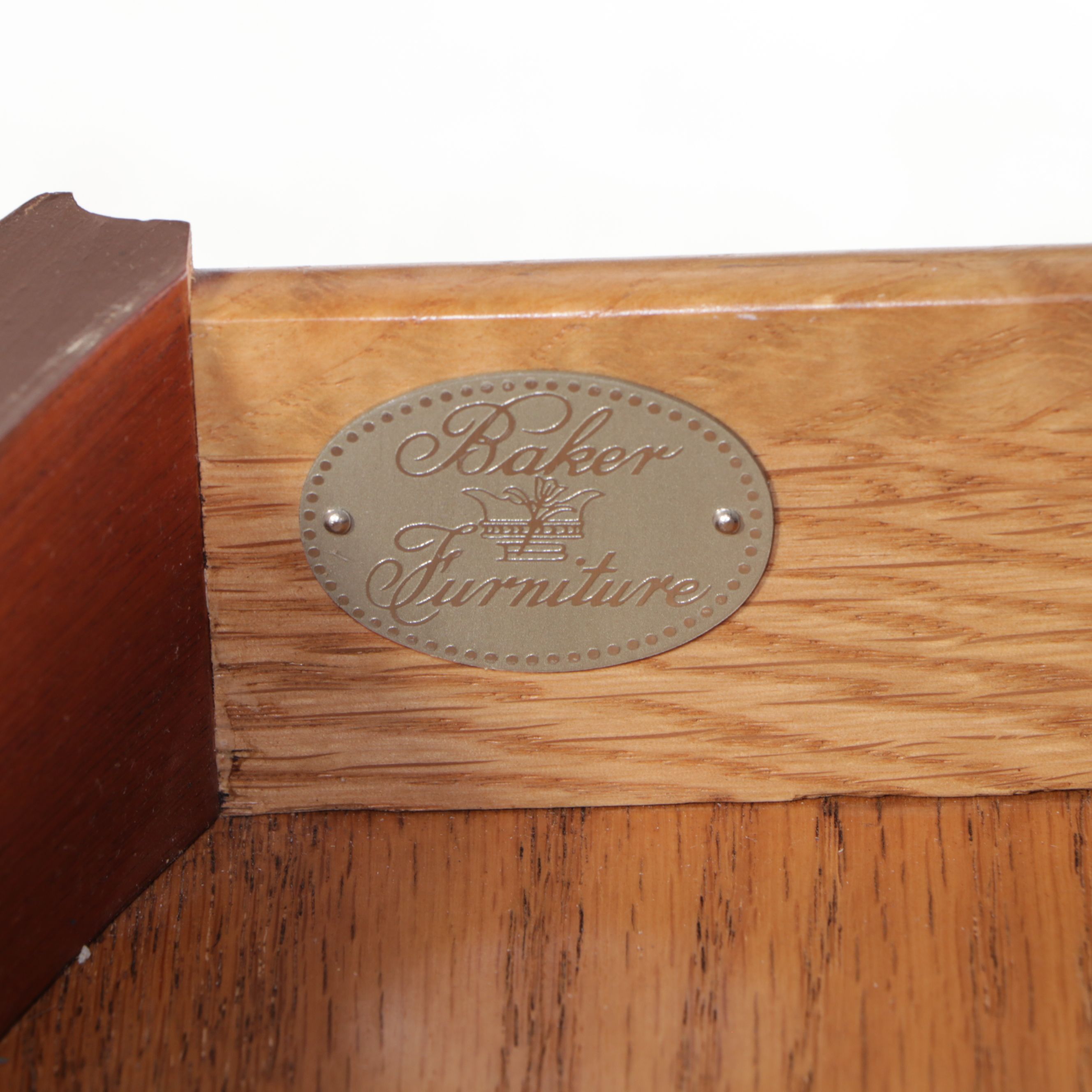 Baker Furniture Regency Style Mahogany Center Table