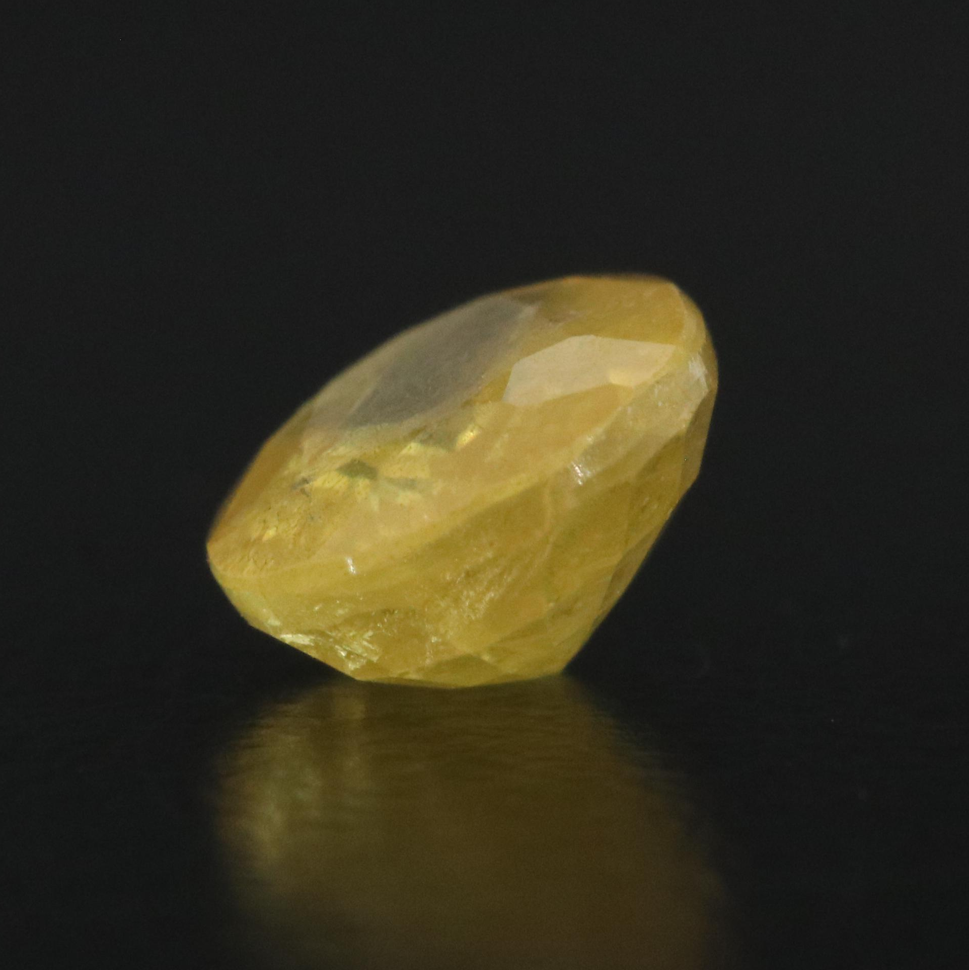 Loose 1.59 CT Yellow Sapphire
