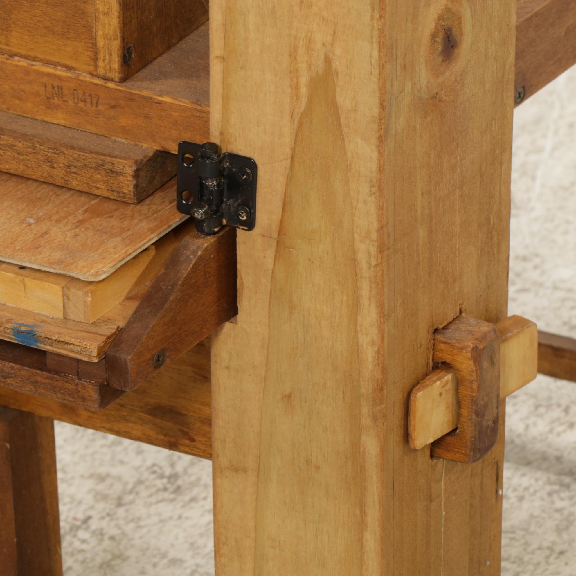 Working Wood Replica of Gutenberg Printing Press