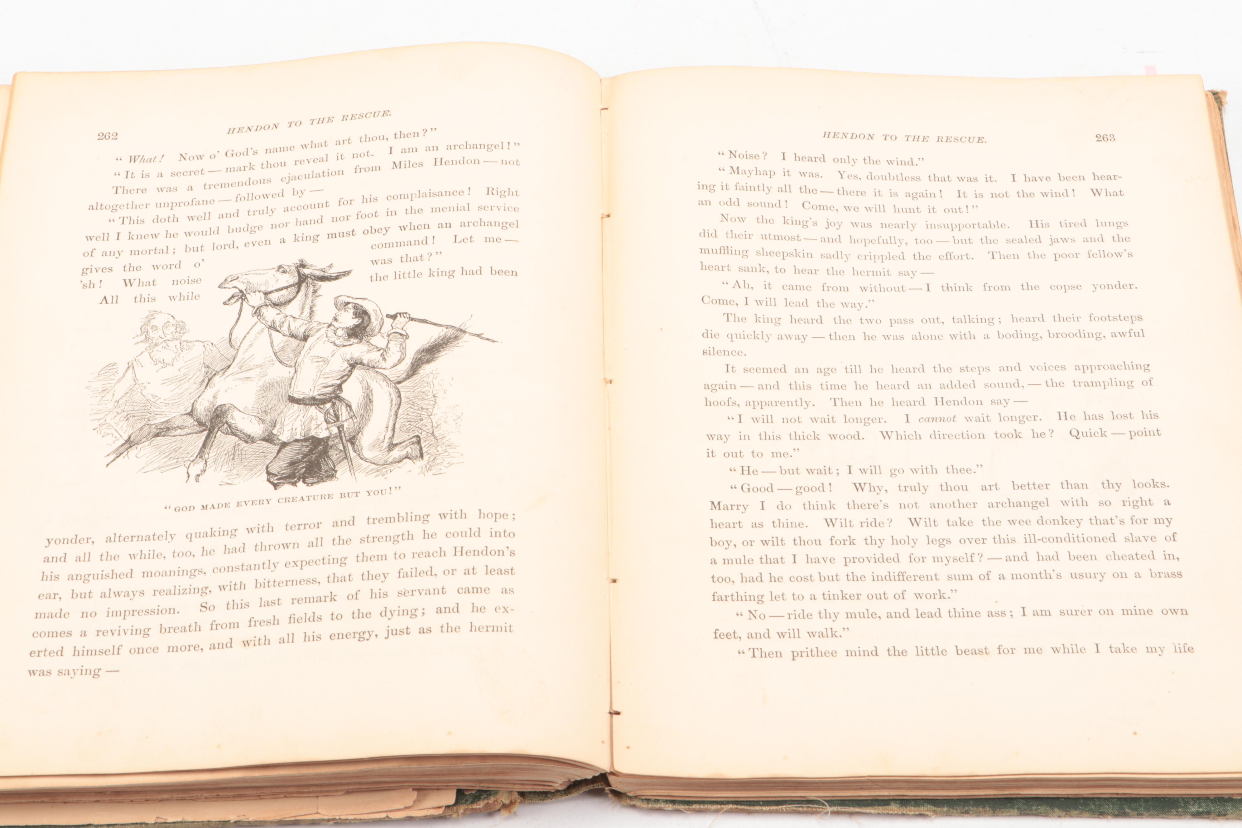 First Edition, Second State "The Prince and the Pauper" by Mark Twain, 1882