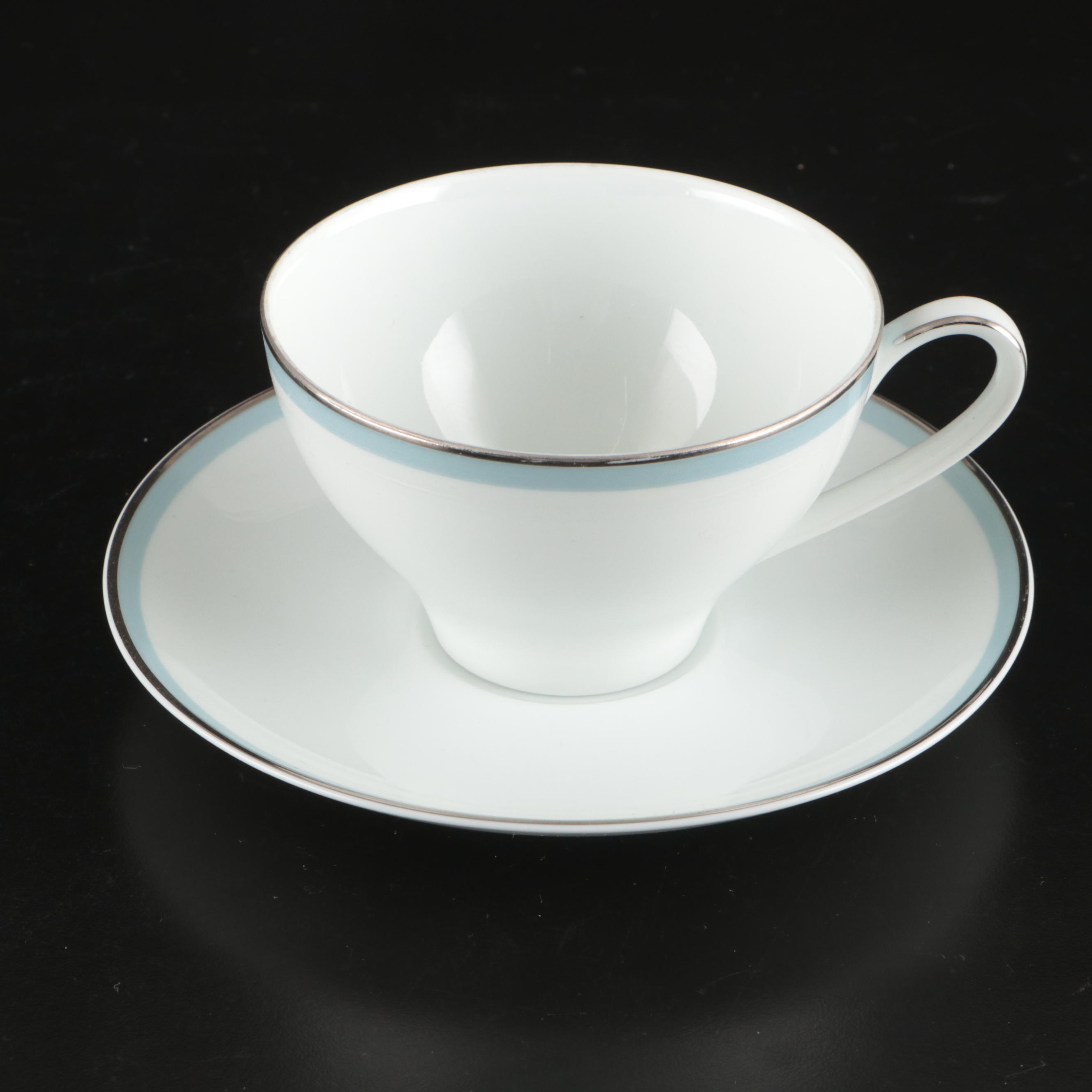 Noritake "Bluetone" Dinnerware and Serving Pieces, 1963–1969