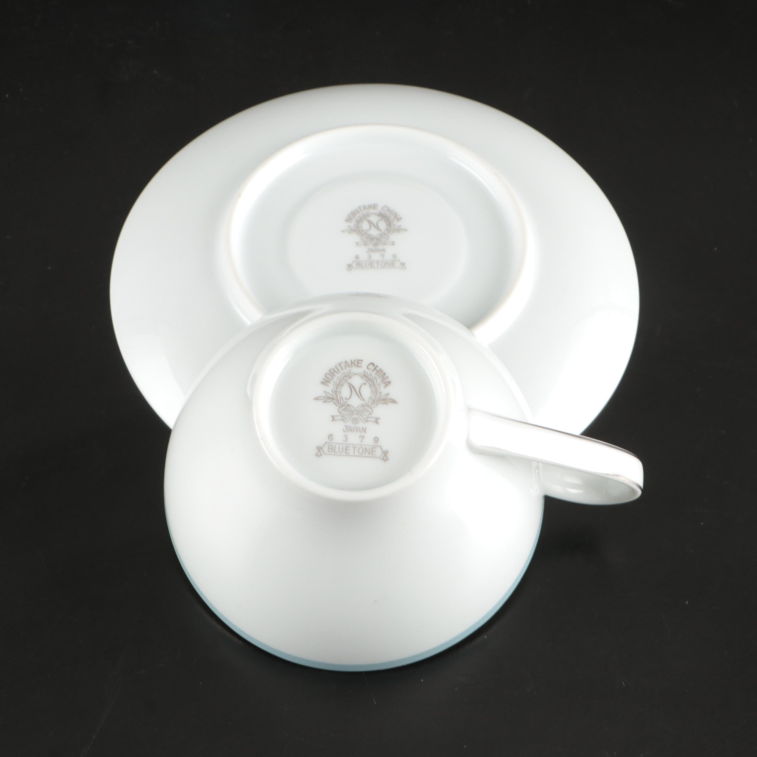 Noritake "Bluetone" Dinnerware and Serving Pieces, 1963–1969