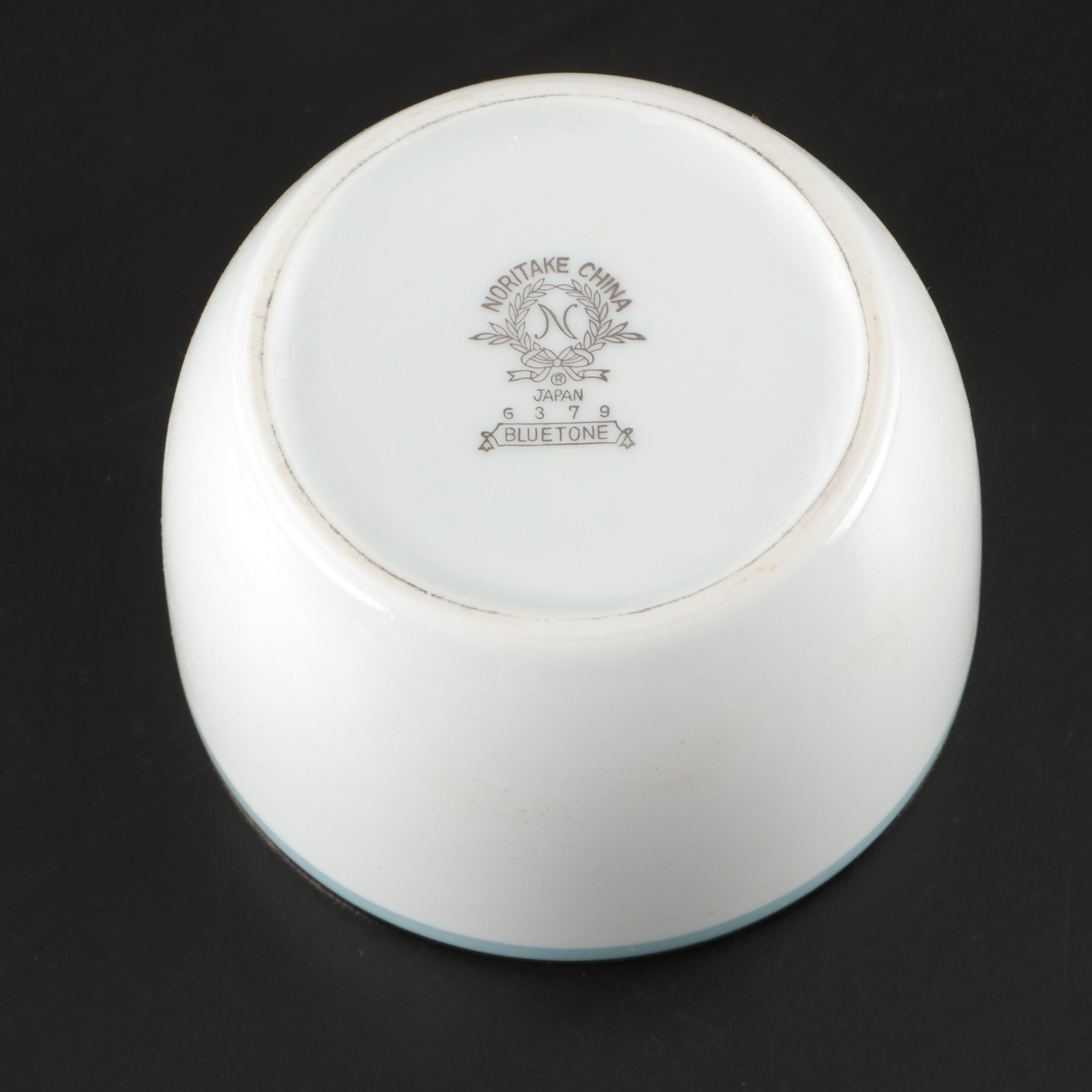 Noritake "Bluetone" Dinnerware and Serving Pieces, 1963–1969