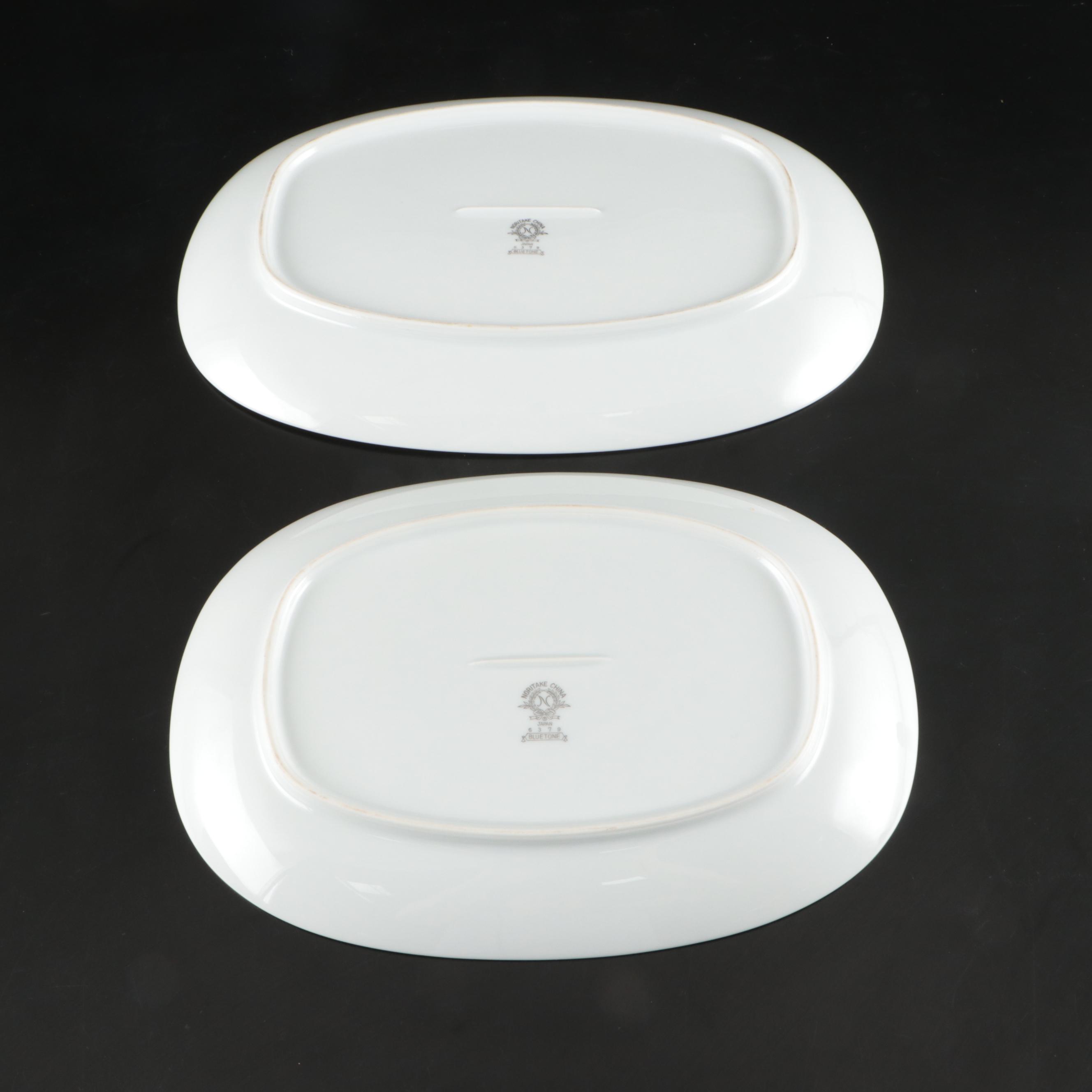 Noritake "Bluetone" Dinnerware and Serving Pieces, 1963–1969