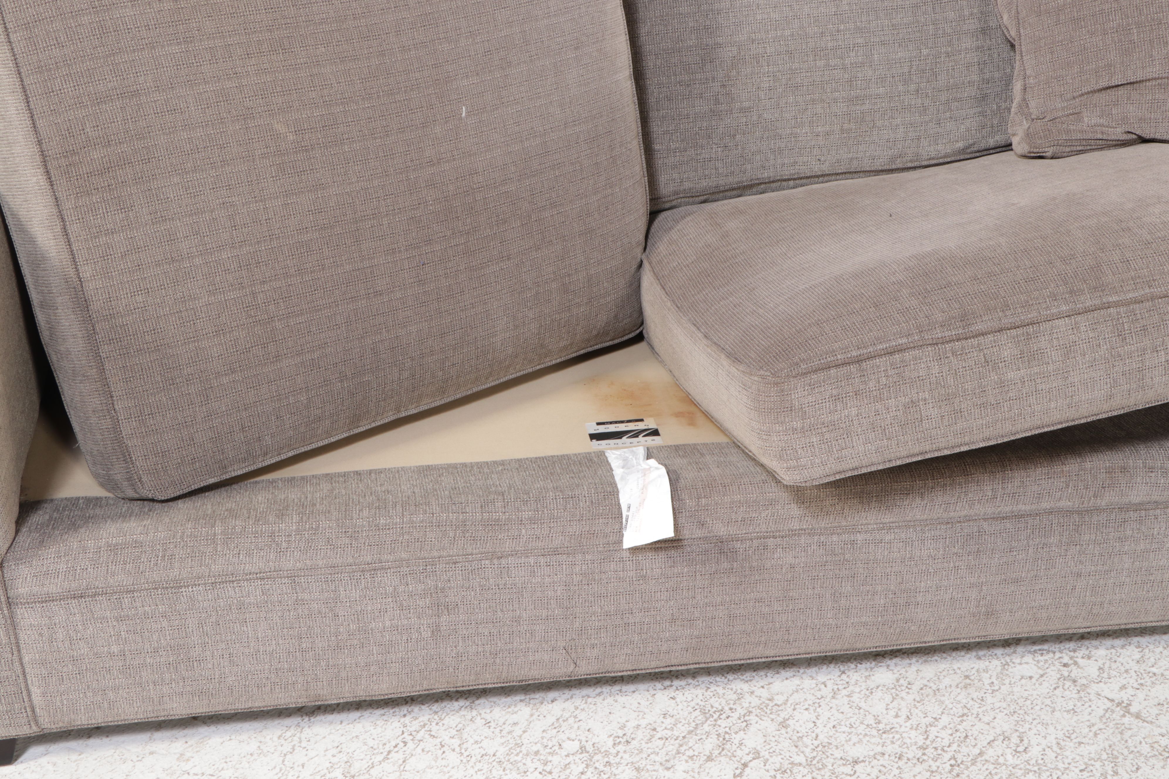 Macy's Modern Concepts Gray Sectional Sofa