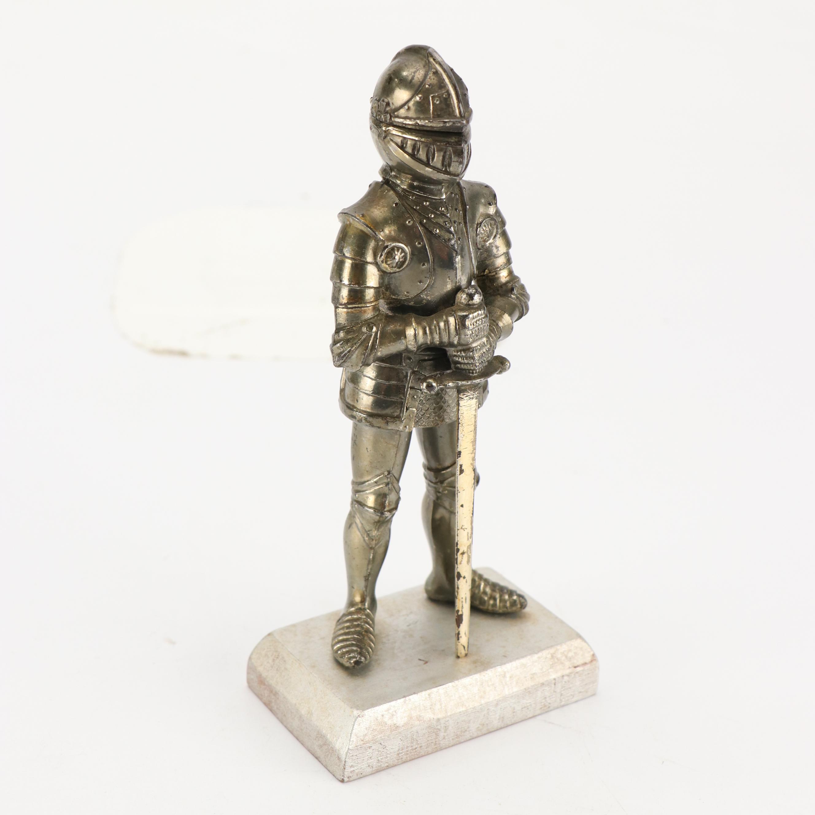 Ceramic Chess Knight, Suit of Armor and Other Table Lighters