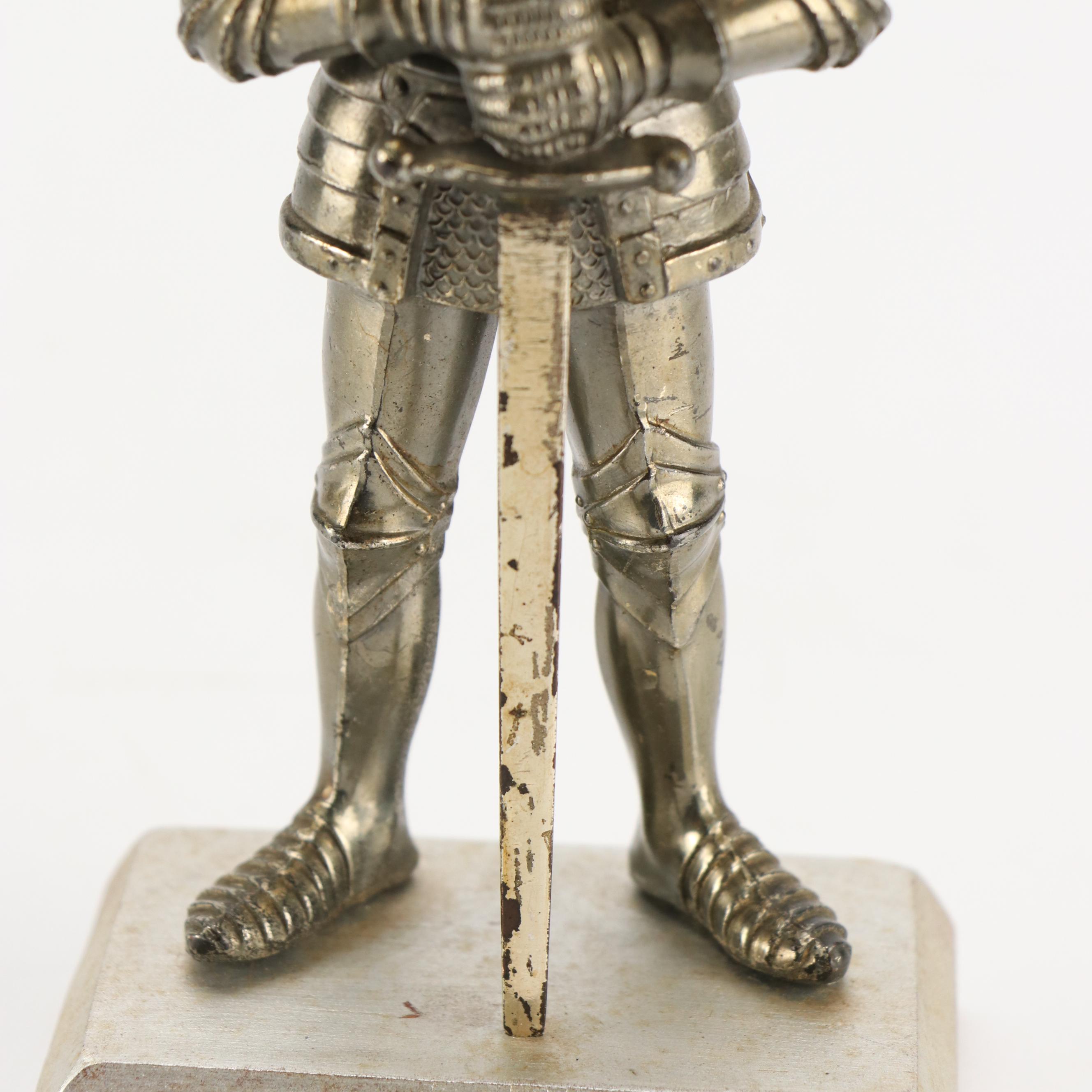Ceramic Chess Knight, Suit of Armor and Other Table Lighters