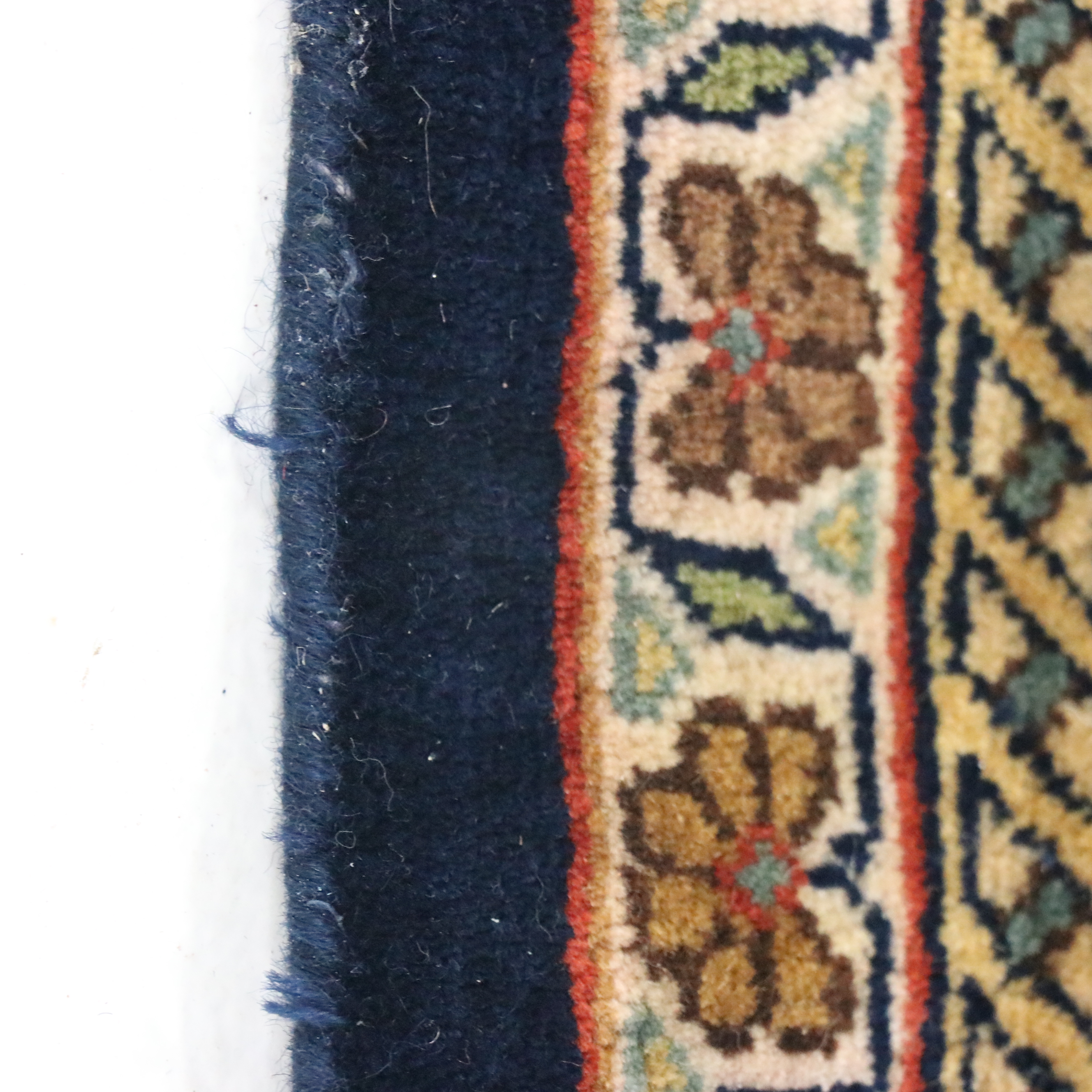 8'11 x 9'10 Hand-Knotted Indo-Persian Heriz Area Rug