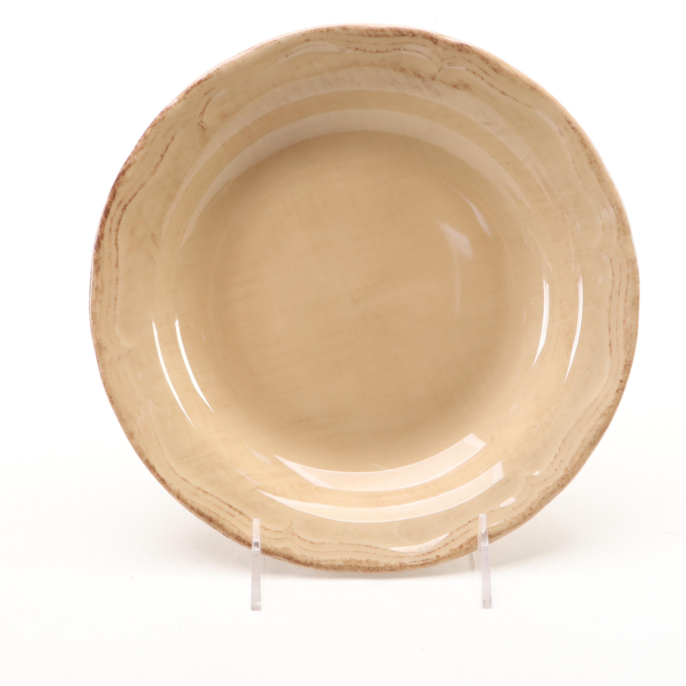 Nikko "Country Market" Antique Brown Stoneware Tableware, 2003–2006