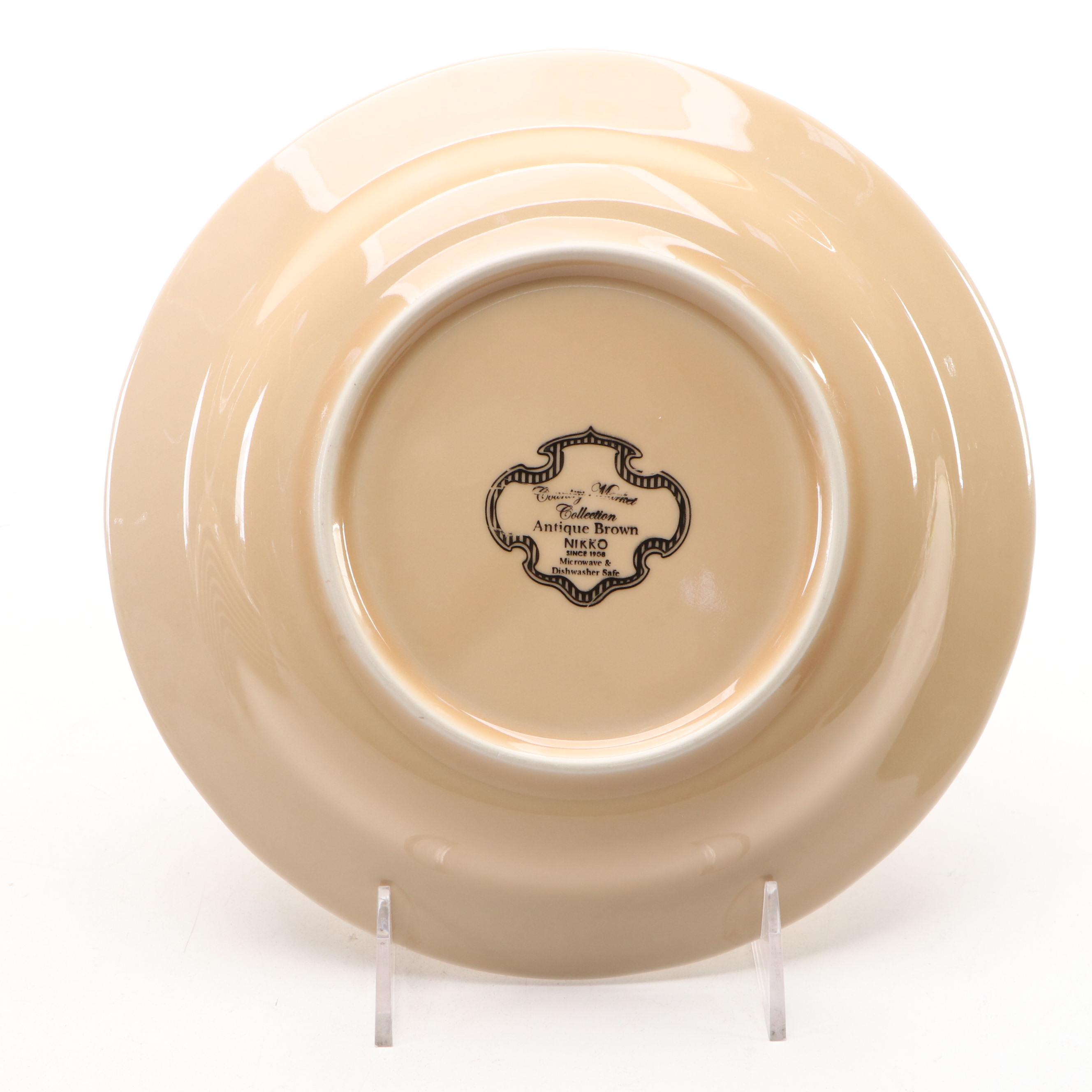 Nikko "Country Market" Antique Brown Stoneware Tableware, 2003–2006