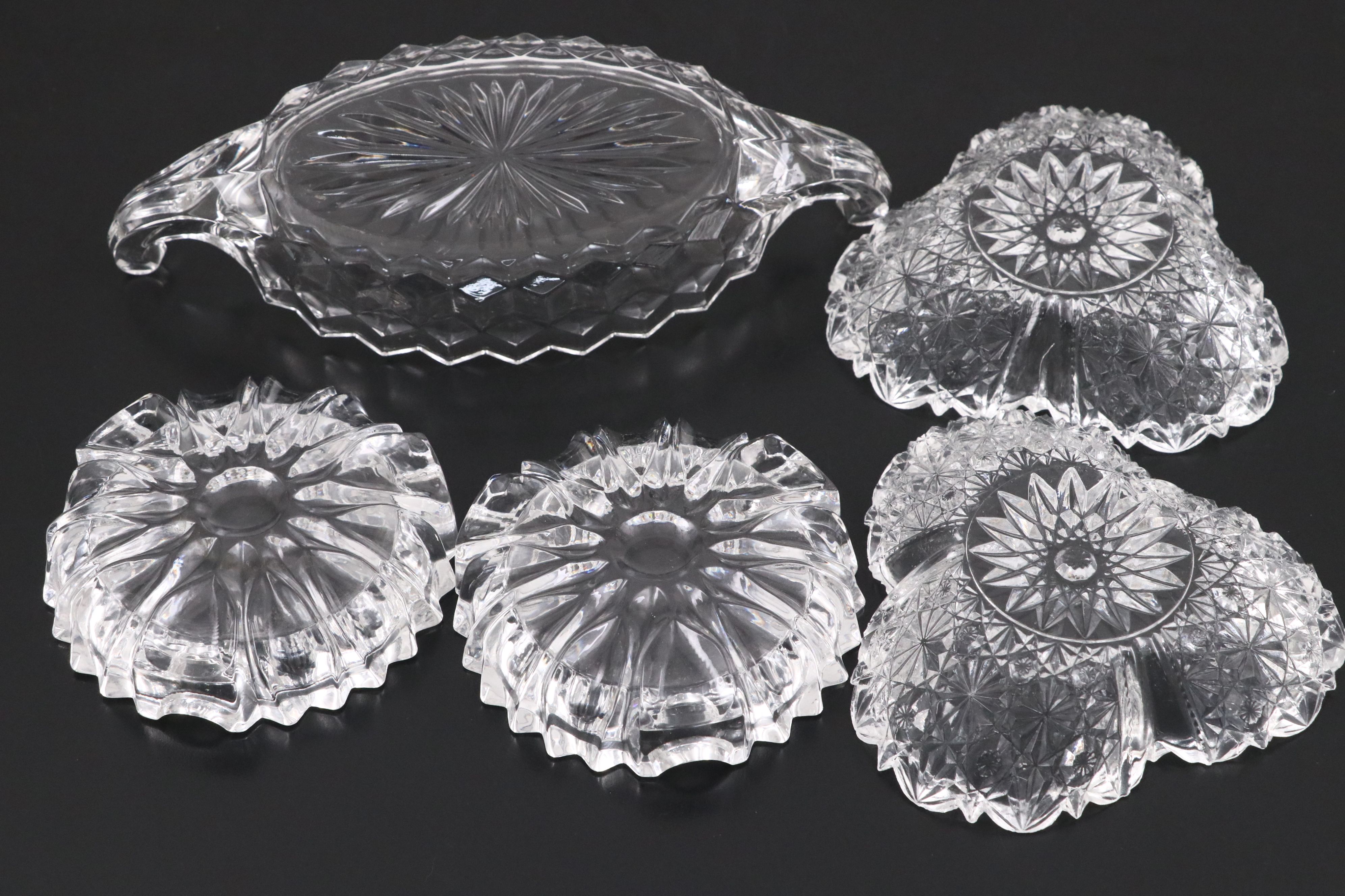 Waterford Crystal Horse Head Figurine with Trays, Dishes, Ashtrays and More