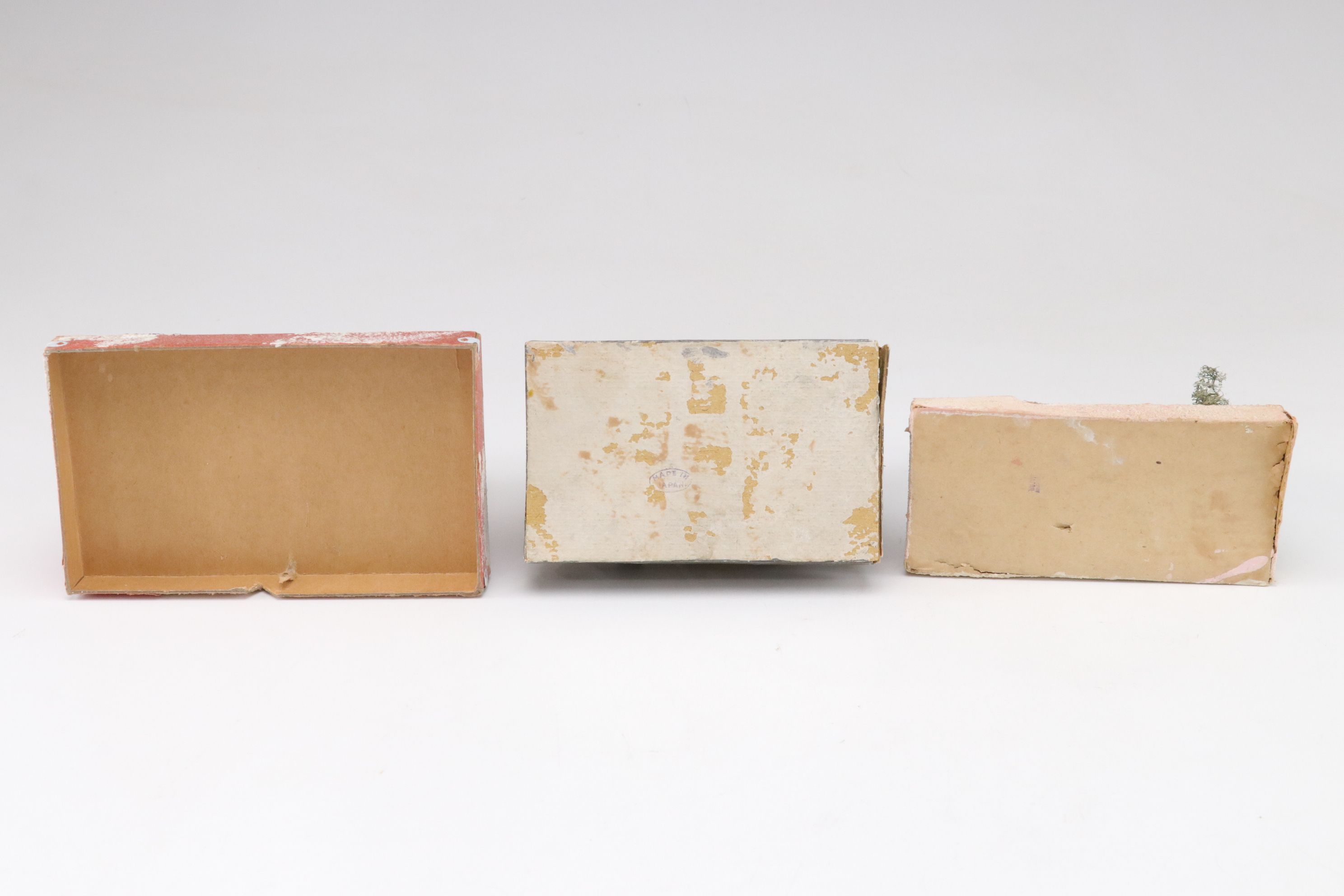 Japanese Putz Christmas Village Miniatures, Mid-Late 20th C.