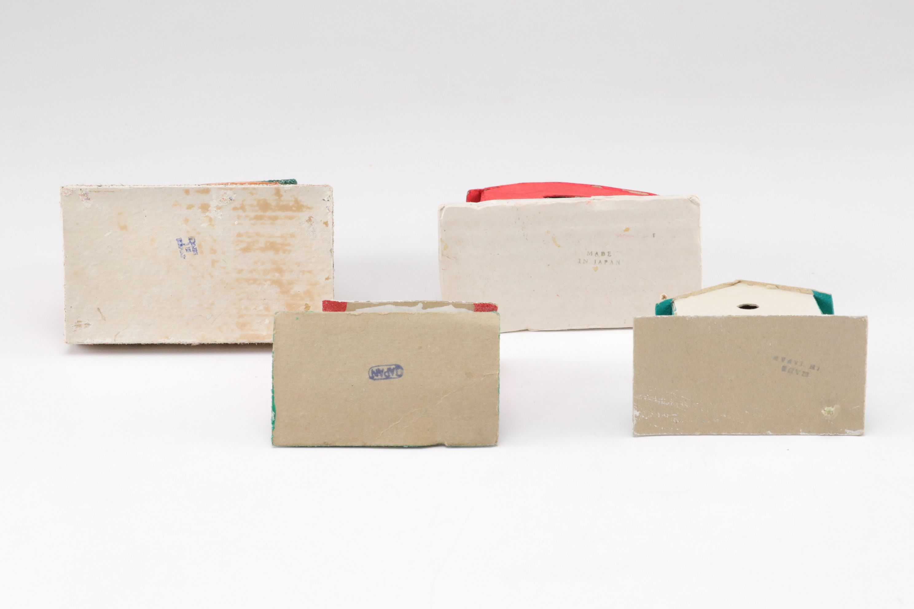 Japanese Putz Christmas Village Miniatures, Mid-Late 20th C.