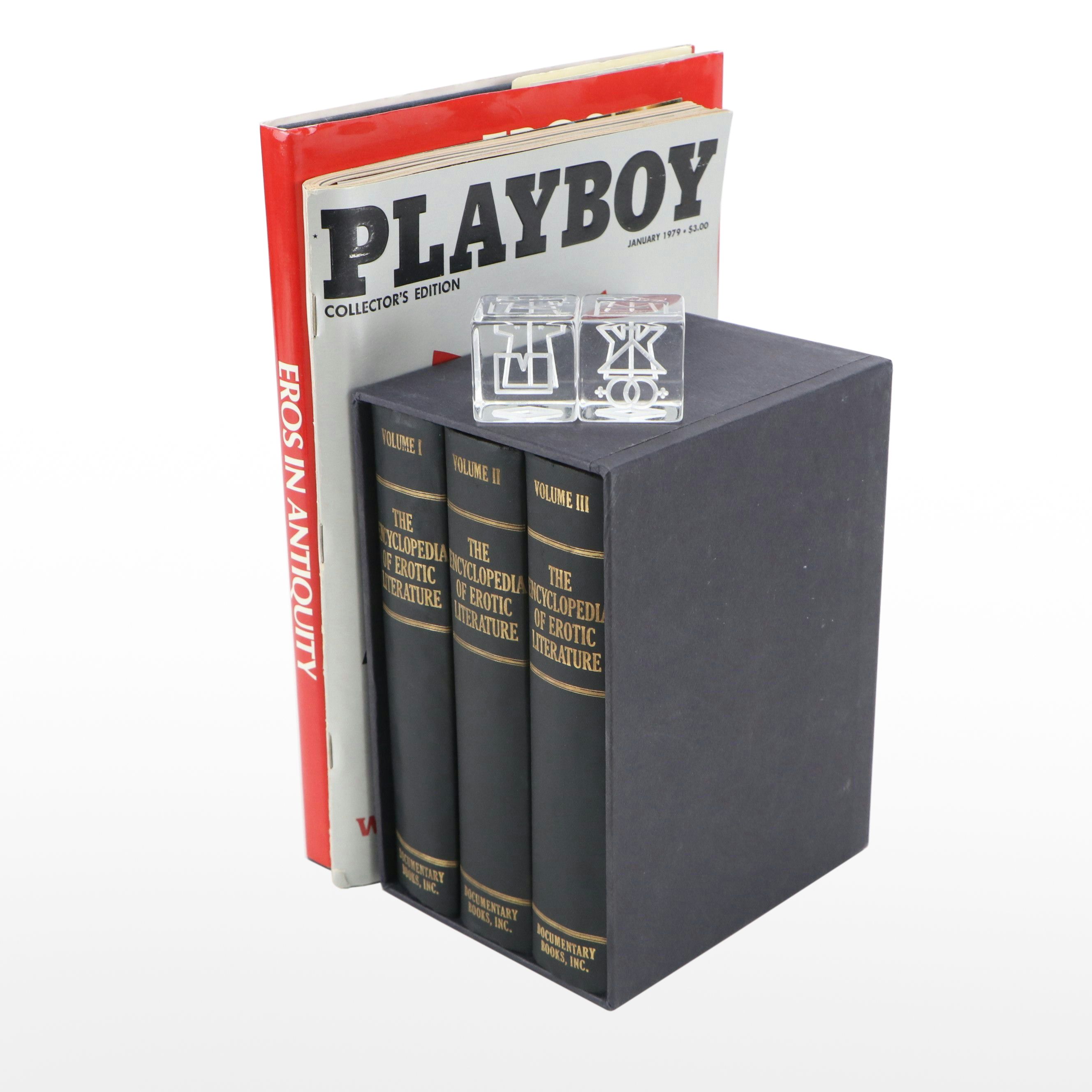 "Eros in Antiquity" by  Arnoldo Monadori and Other Erotic Literature with Dice