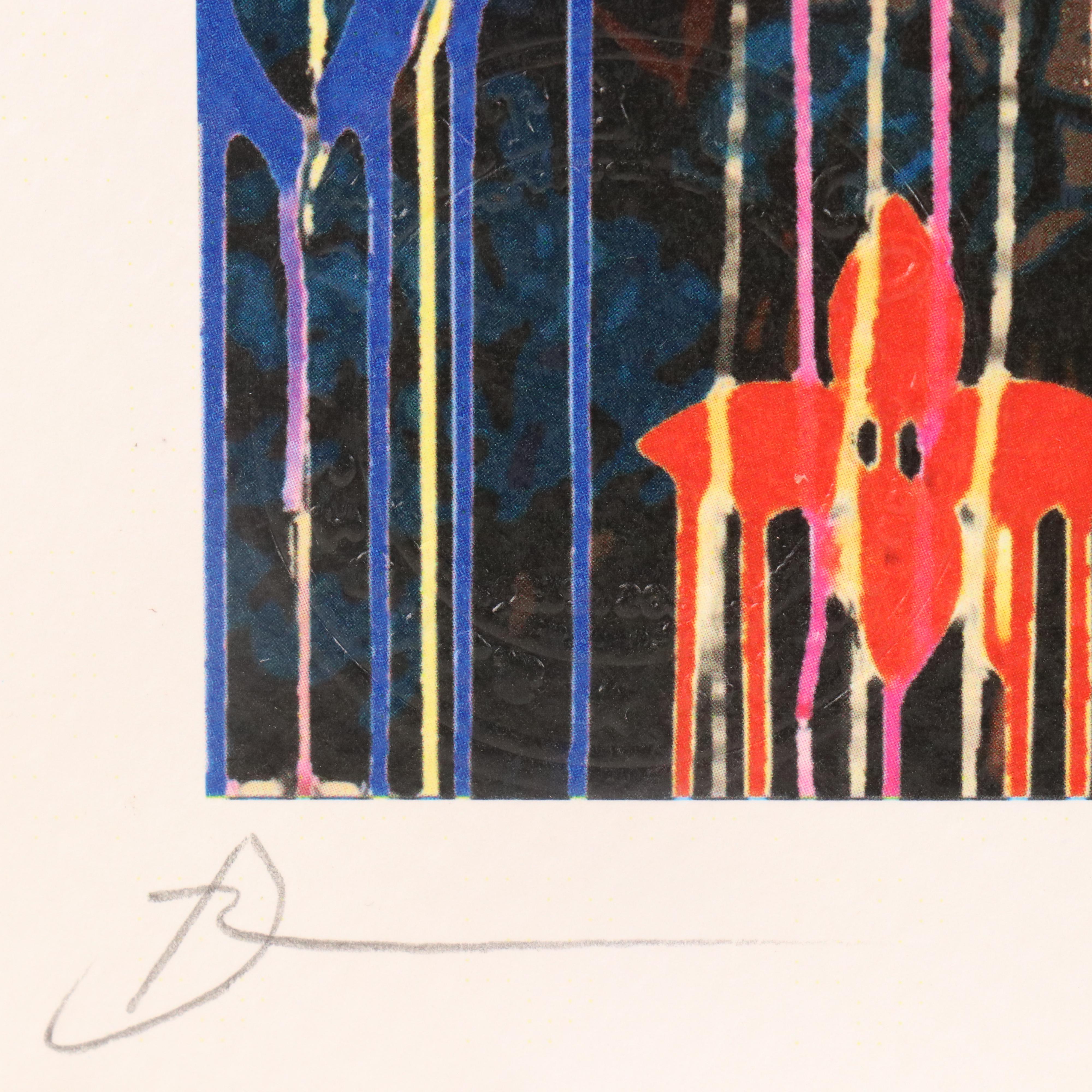 Death NYC Pop Art Graphic Print of Pulp Fiction x Van Gogh x LV, 2024