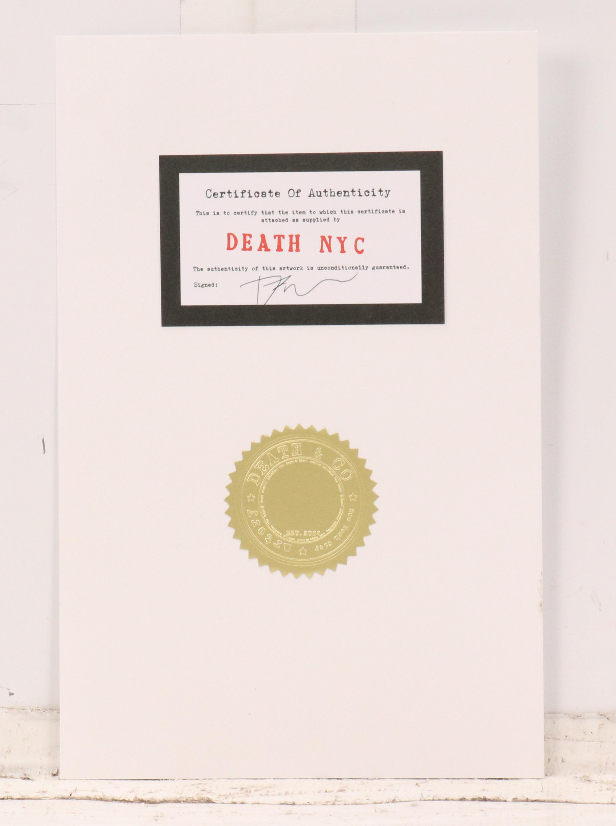 Death NYC Pop Art Graphic Print of Pulp Fiction x Van Gogh x LV, 2024