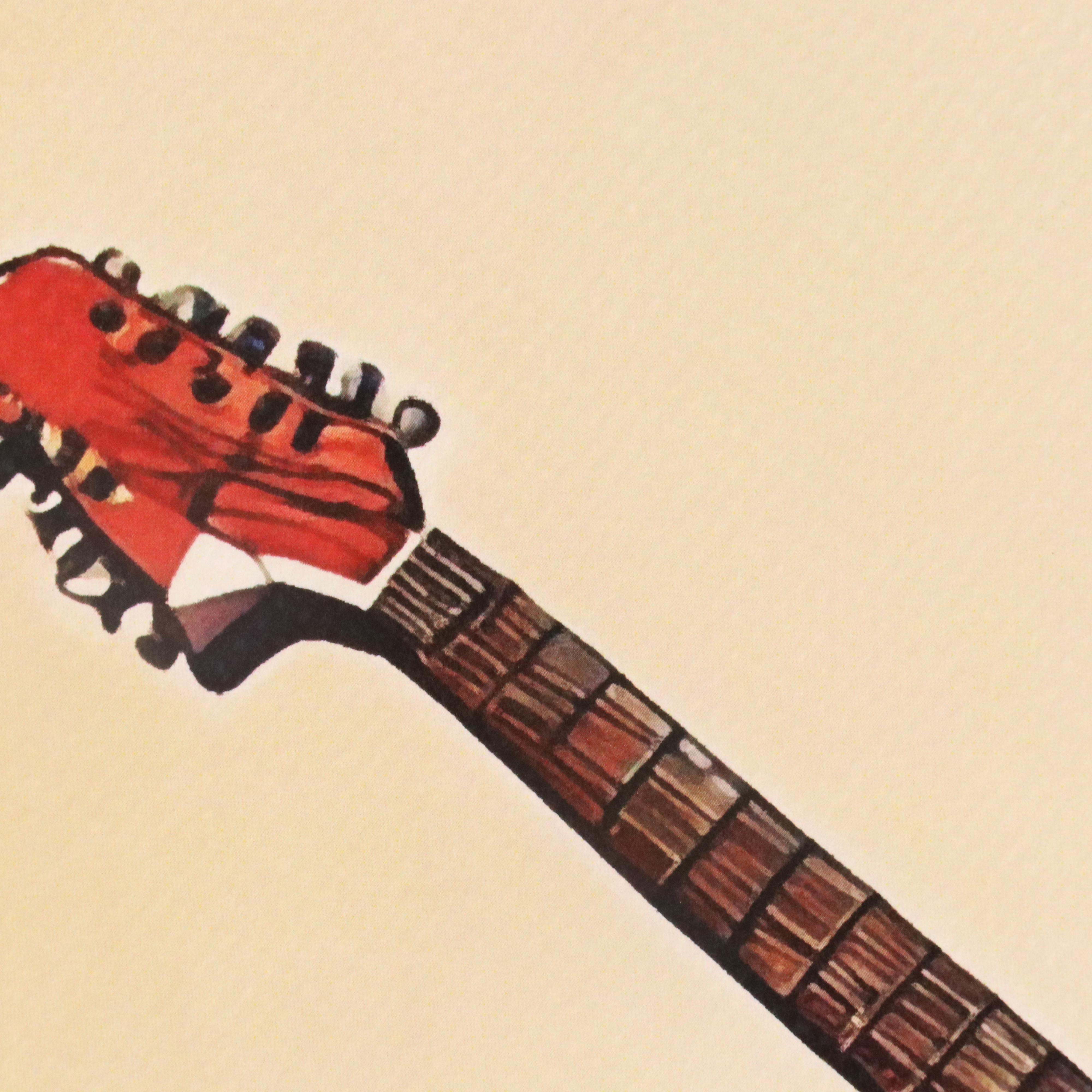 Death NYC Pop Art Graphic Print of Jimi Hendrix, 2024