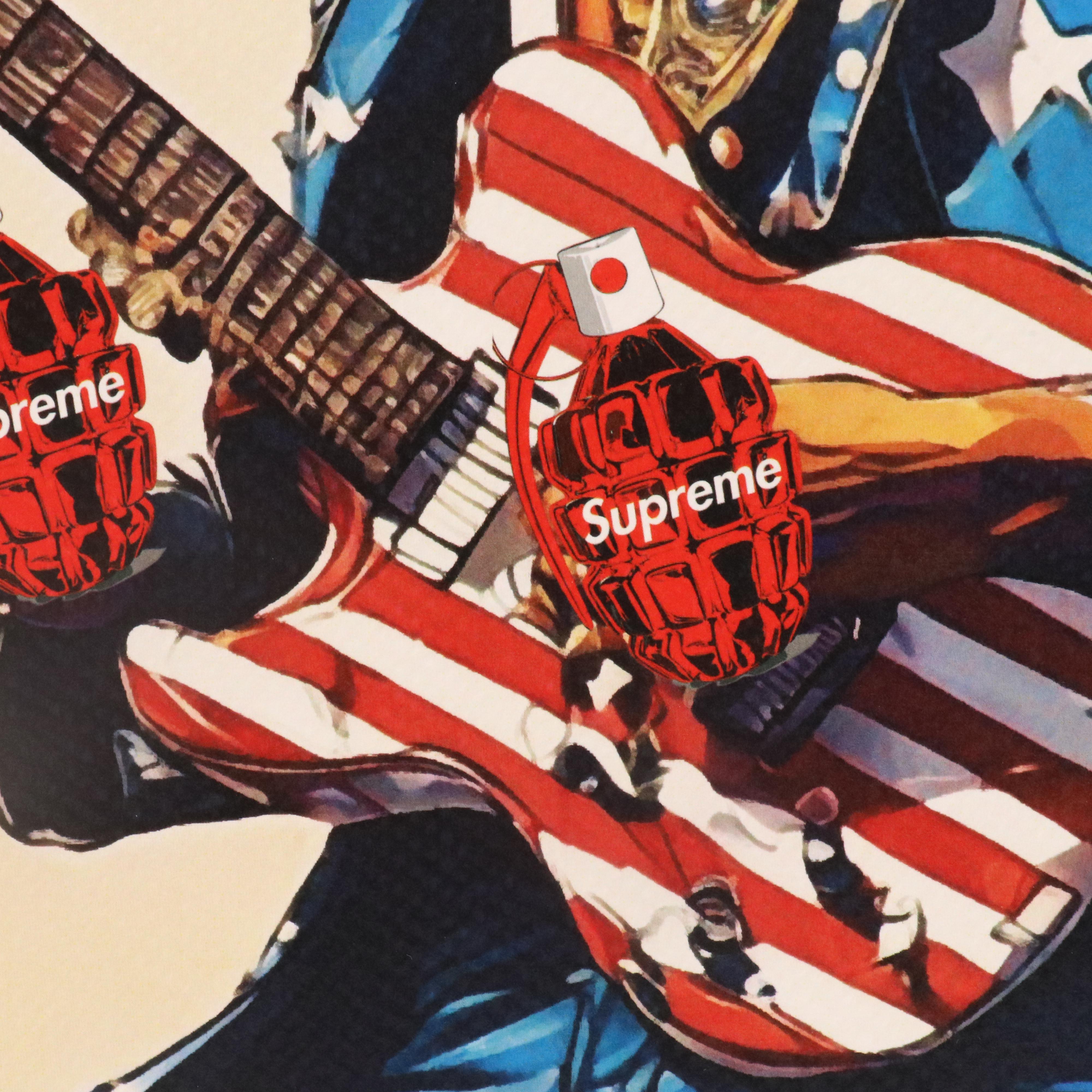 Death NYC Pop Art Graphic Print of Jimi Hendrix, 2024