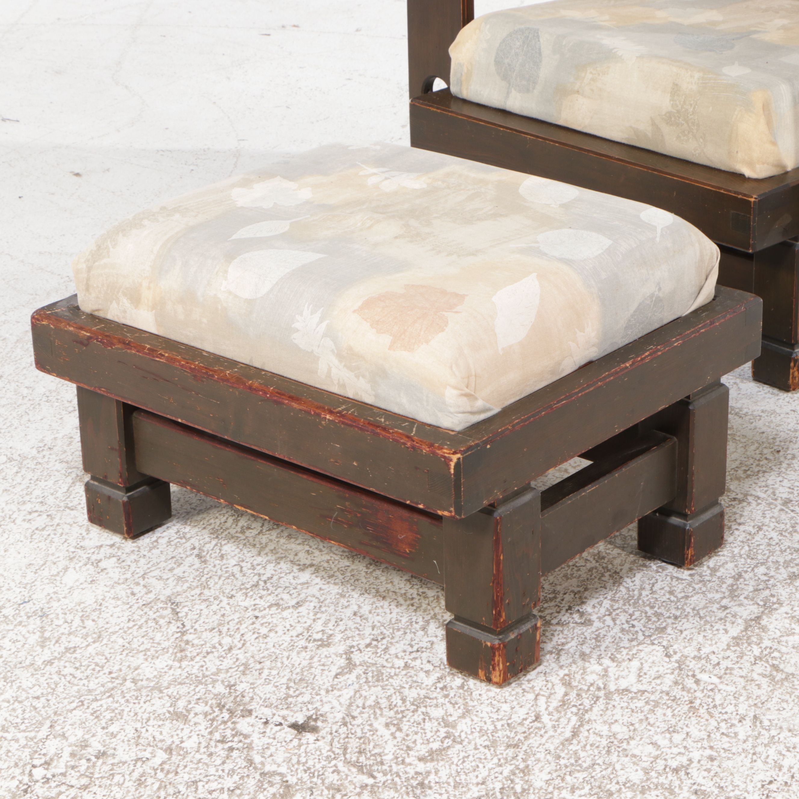 Klaus Rausch for Rausch Collection "St. Moritz" Armchair and Ottoman