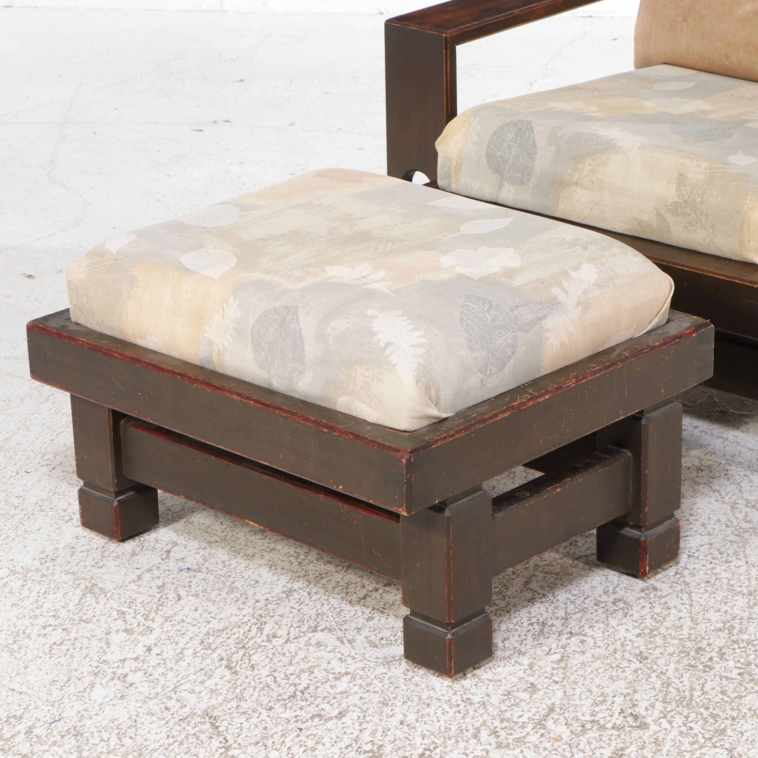 Klaus Rausch for Rausch Collection "St. Moritz" Armchair and Ottoman