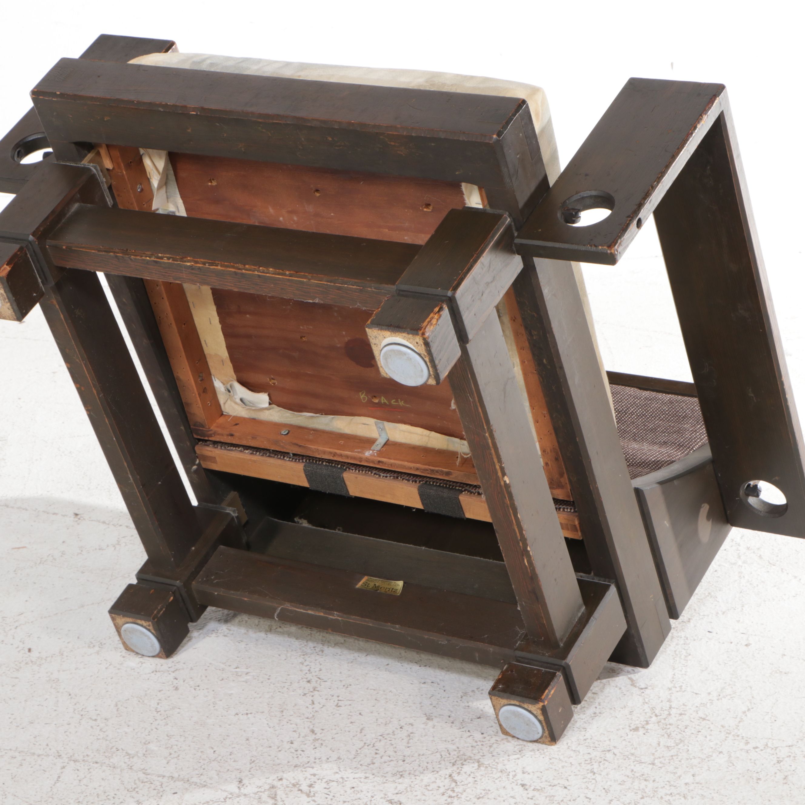 Klaus Rausch for Rausch Collection "St. Moritz" Armchair and Ottoman