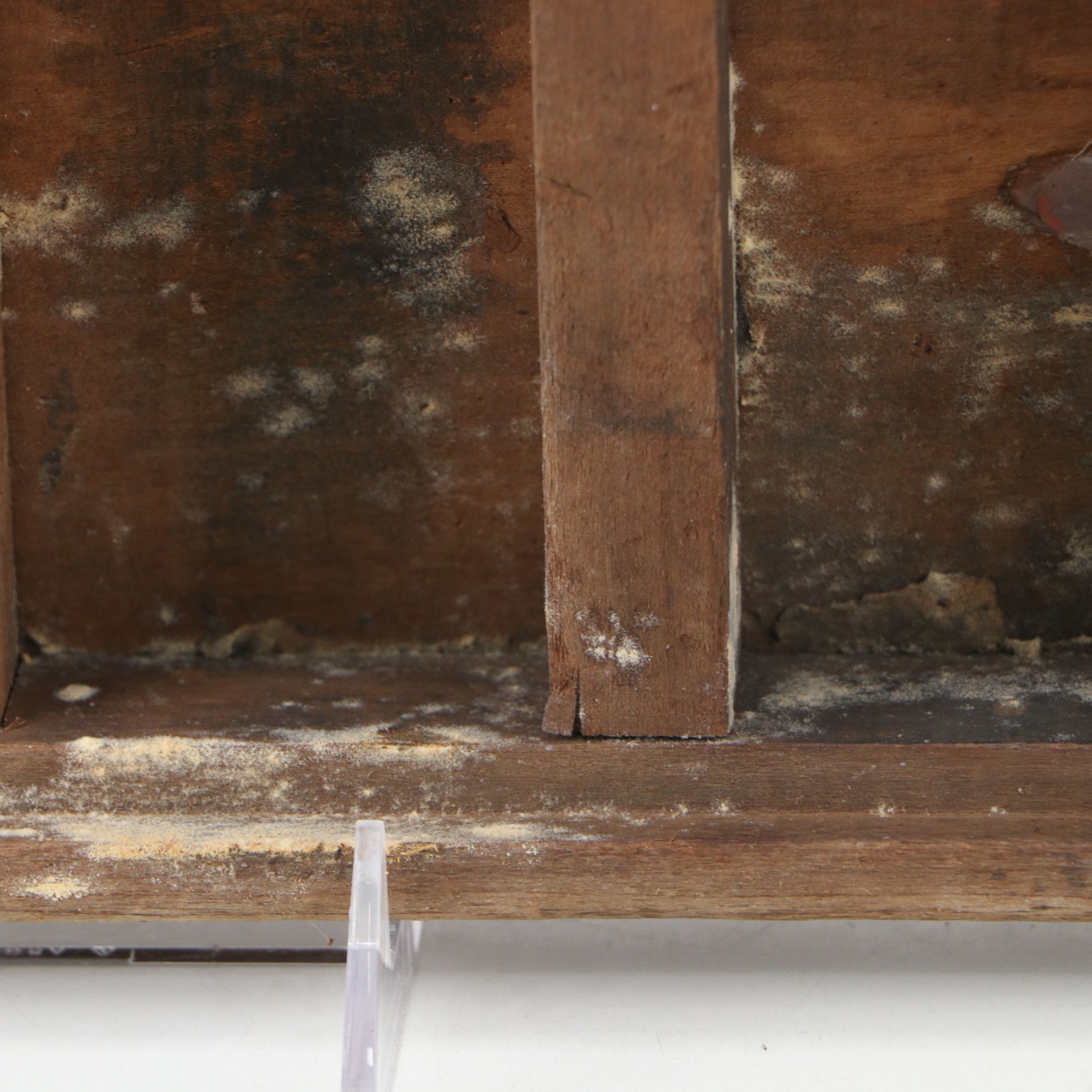 Wooden Printer's Letterpress Tray Converted Wall Hanging Display Shelf