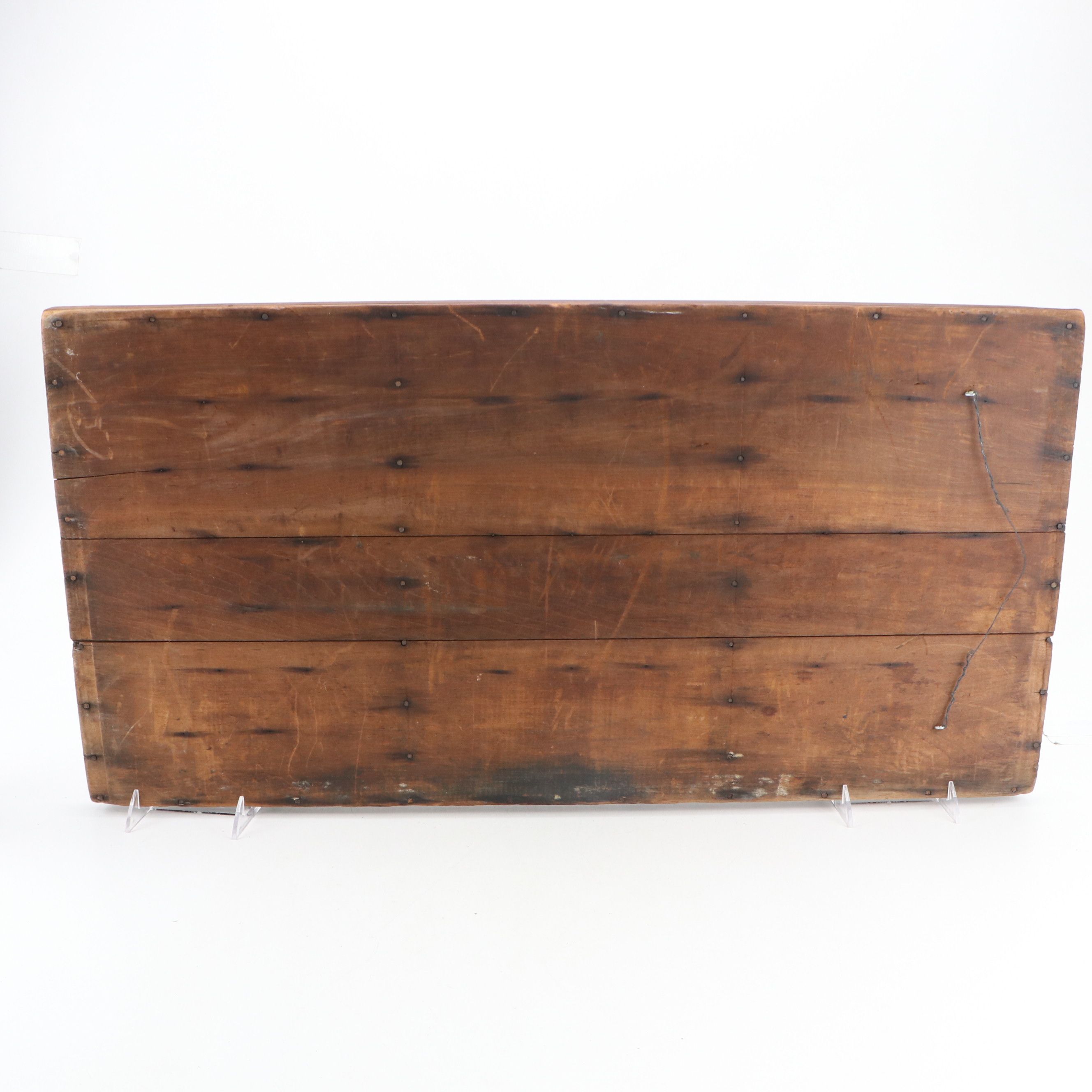 Wooden Printer's Letterpress Tray Converted Wall Hanging Display Shelf