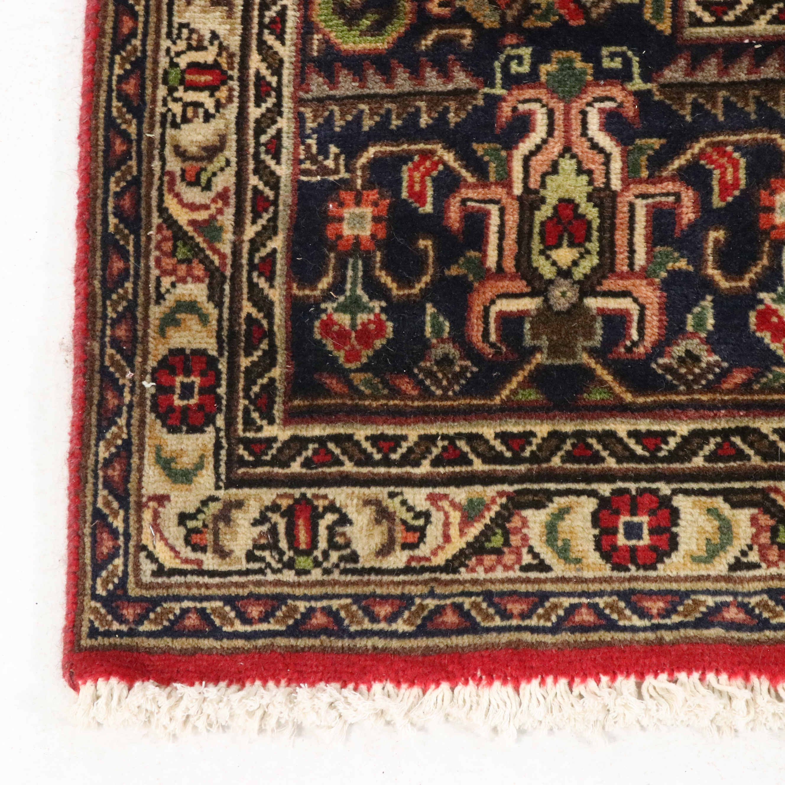 8'1 x 11'6 Hand-Knotted Persian Heriz Serapi Area Rug