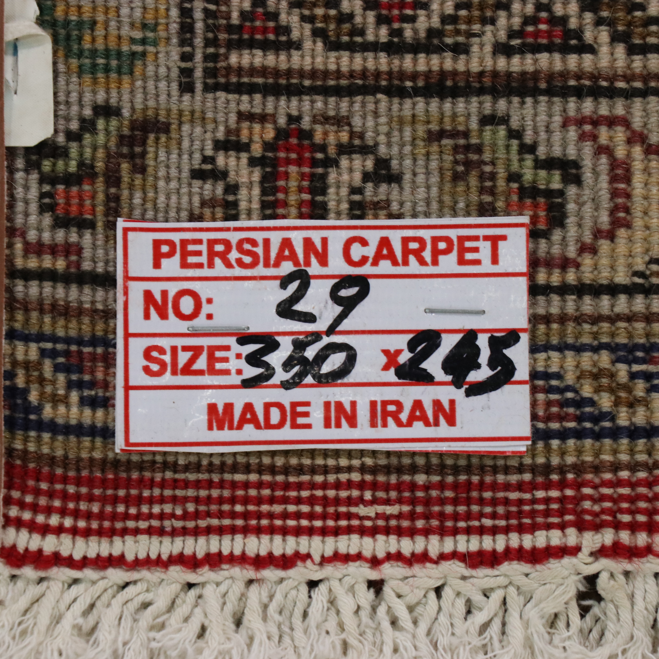 8'1 x 11'6 Hand-Knotted Persian Heriz Serapi Area Rug