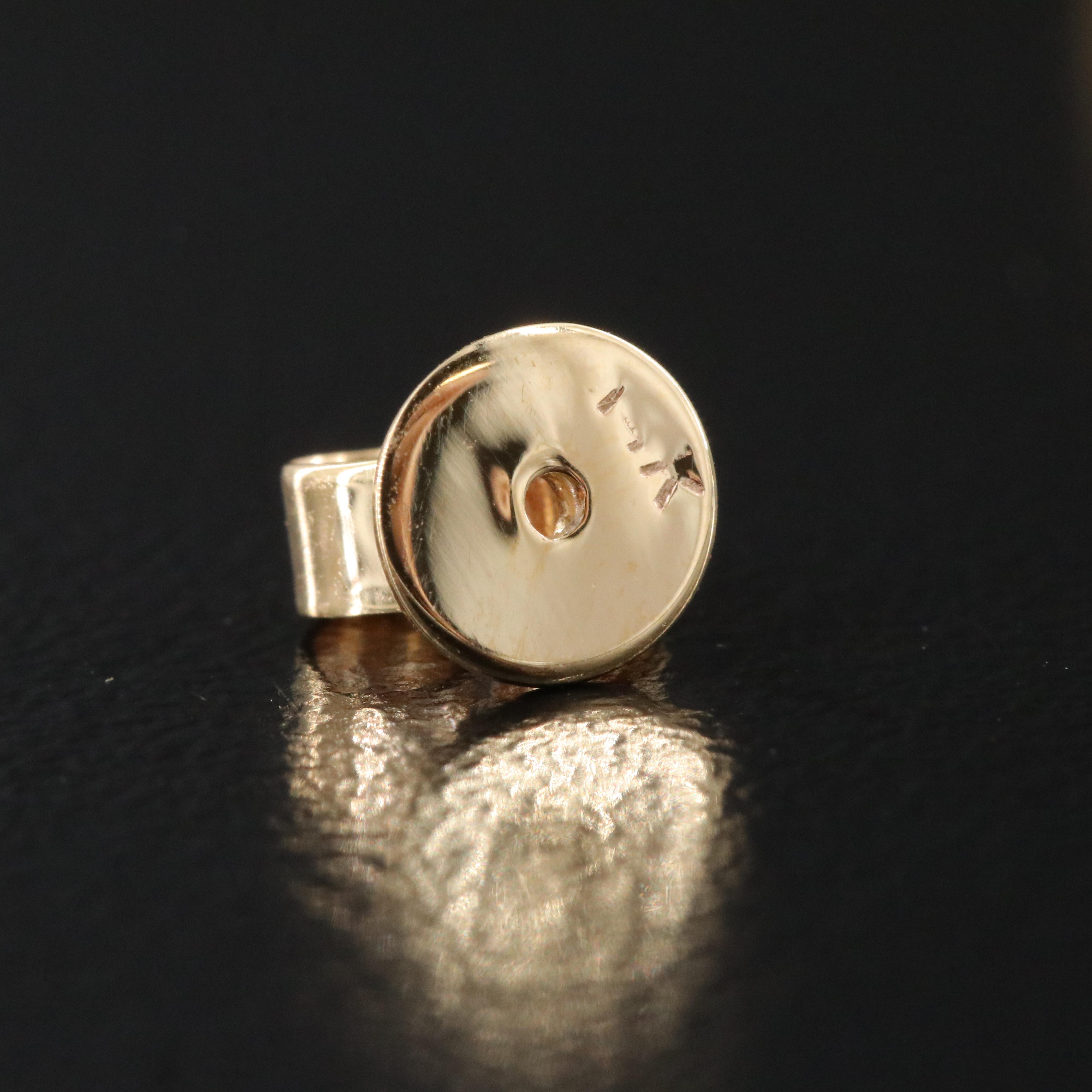 14K 4.00 CTW Lab Grown Diamond Stud Earring with IGI Reports