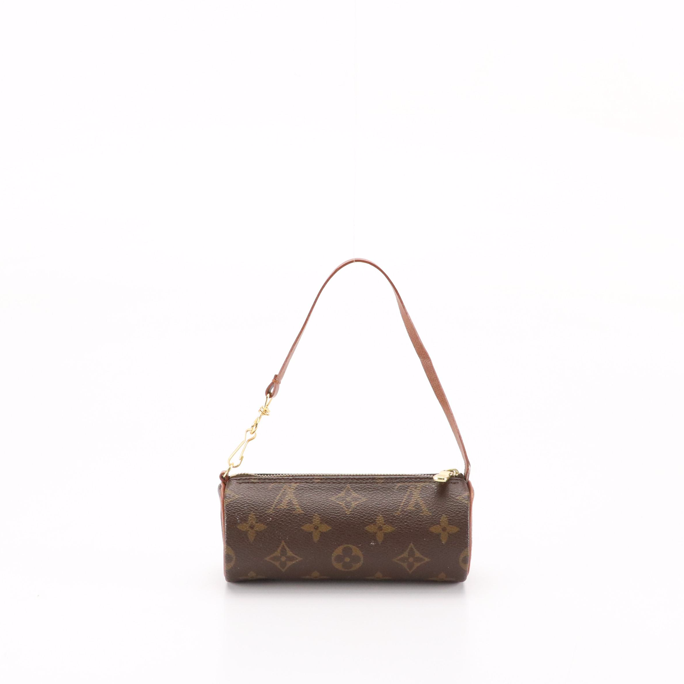 Louis Vuitton Papillon Pochette in Monogram Canvas and Leather