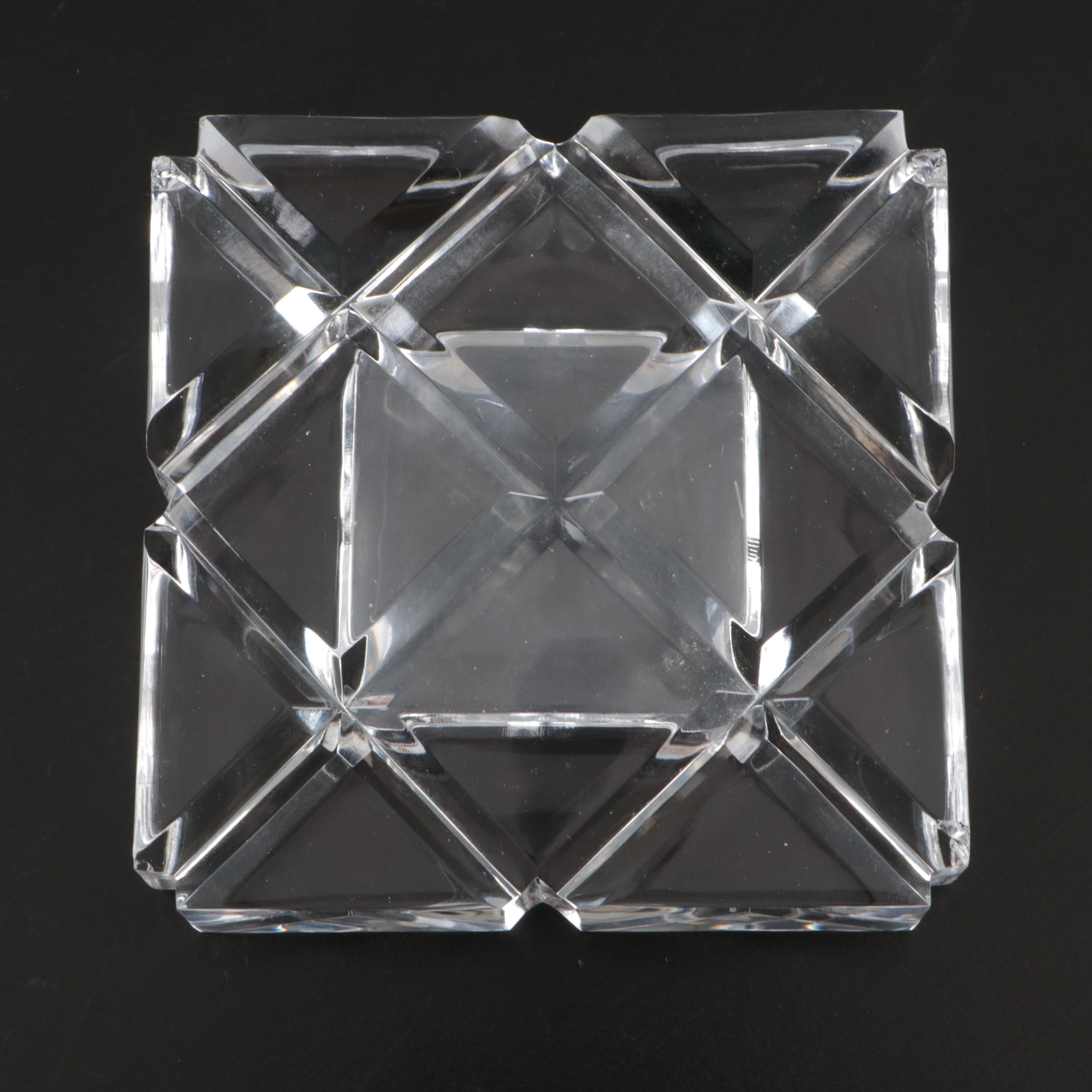 Atlantis "December" Crystal Vase with Other Crystal Glassware